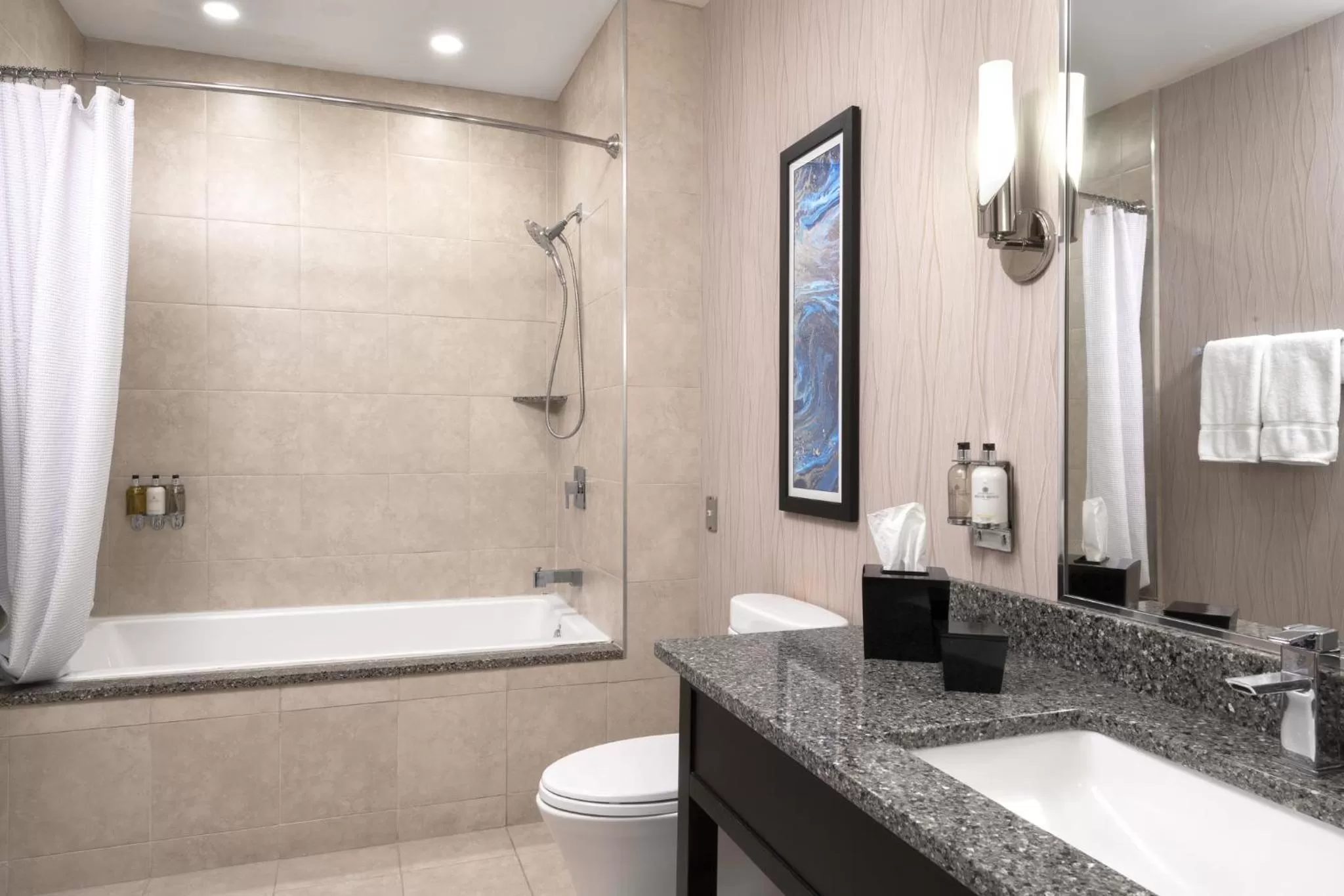 Bathroom in voco The Tiger Hotel, Columbia, MO by IHG