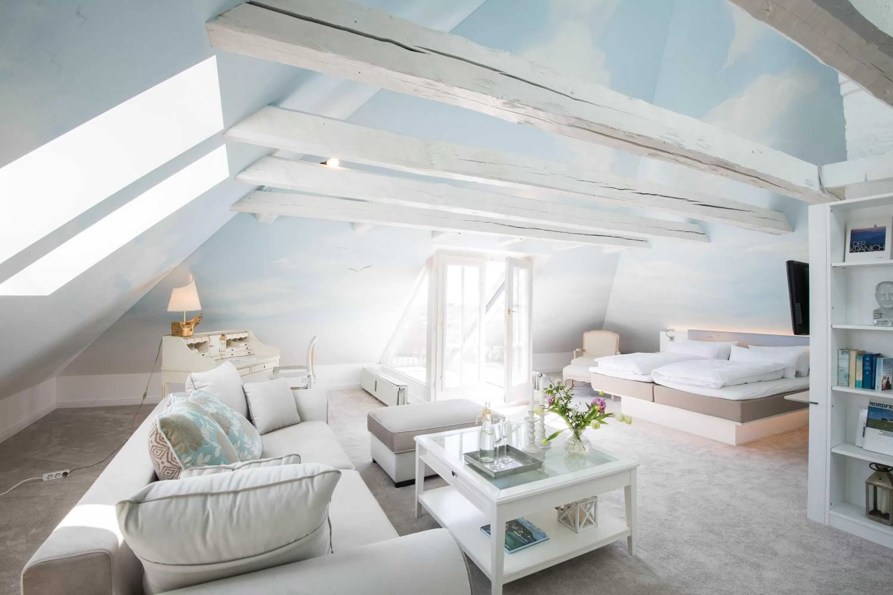 Bedroom, Bed in Lübecker Krönchen