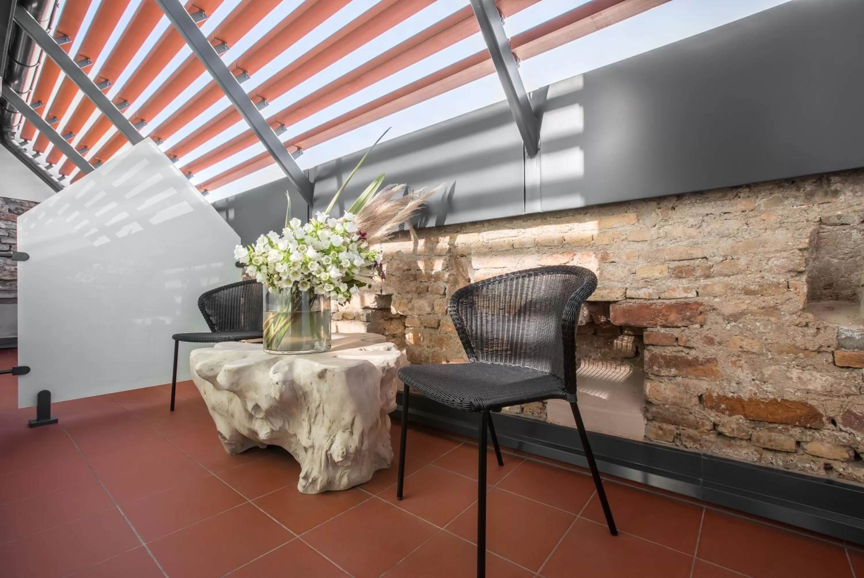 Balcony/Terrace in Hotel Pacai, Vilnius, a Member of Design Hotels