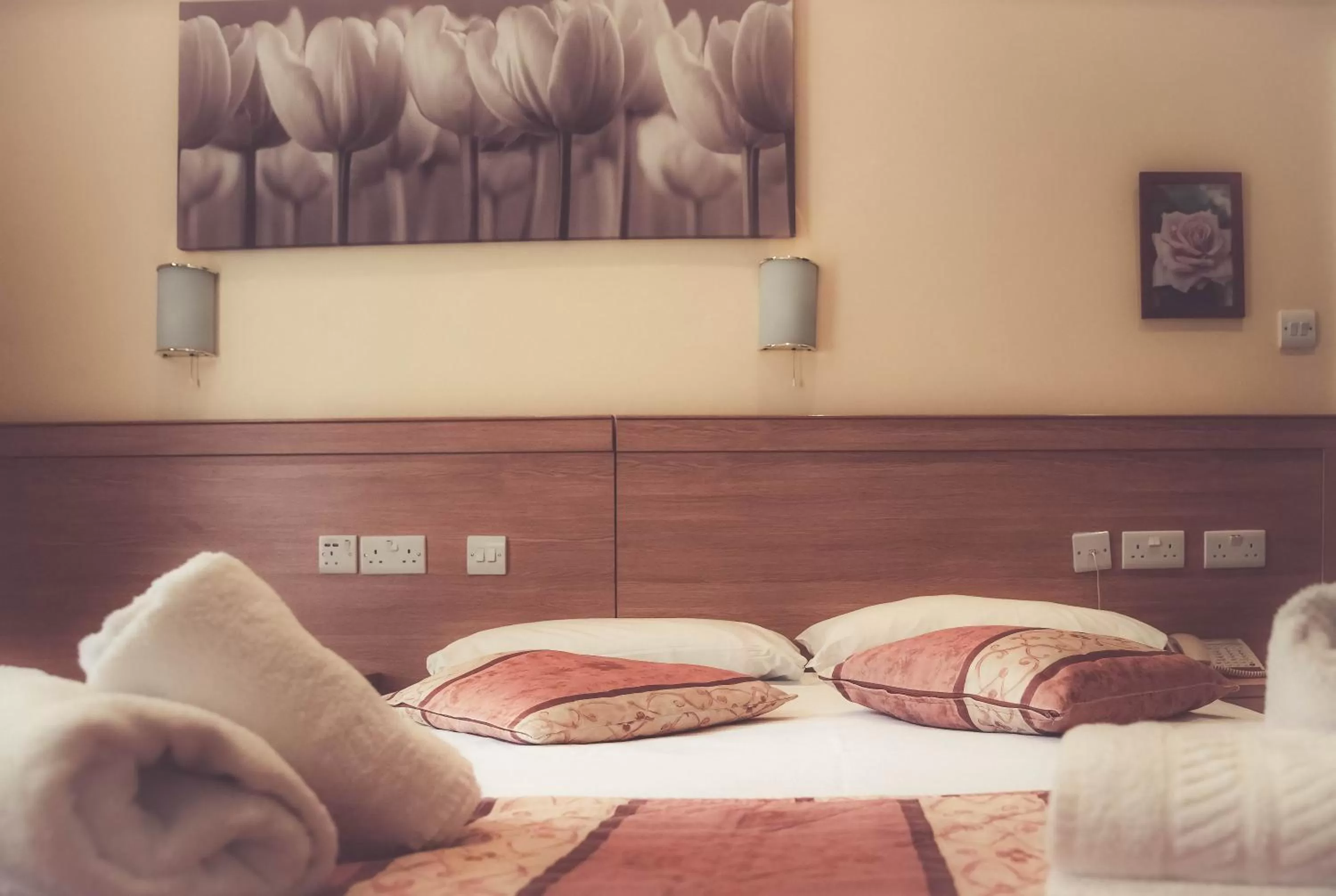 Bed in Dolphin Hotel