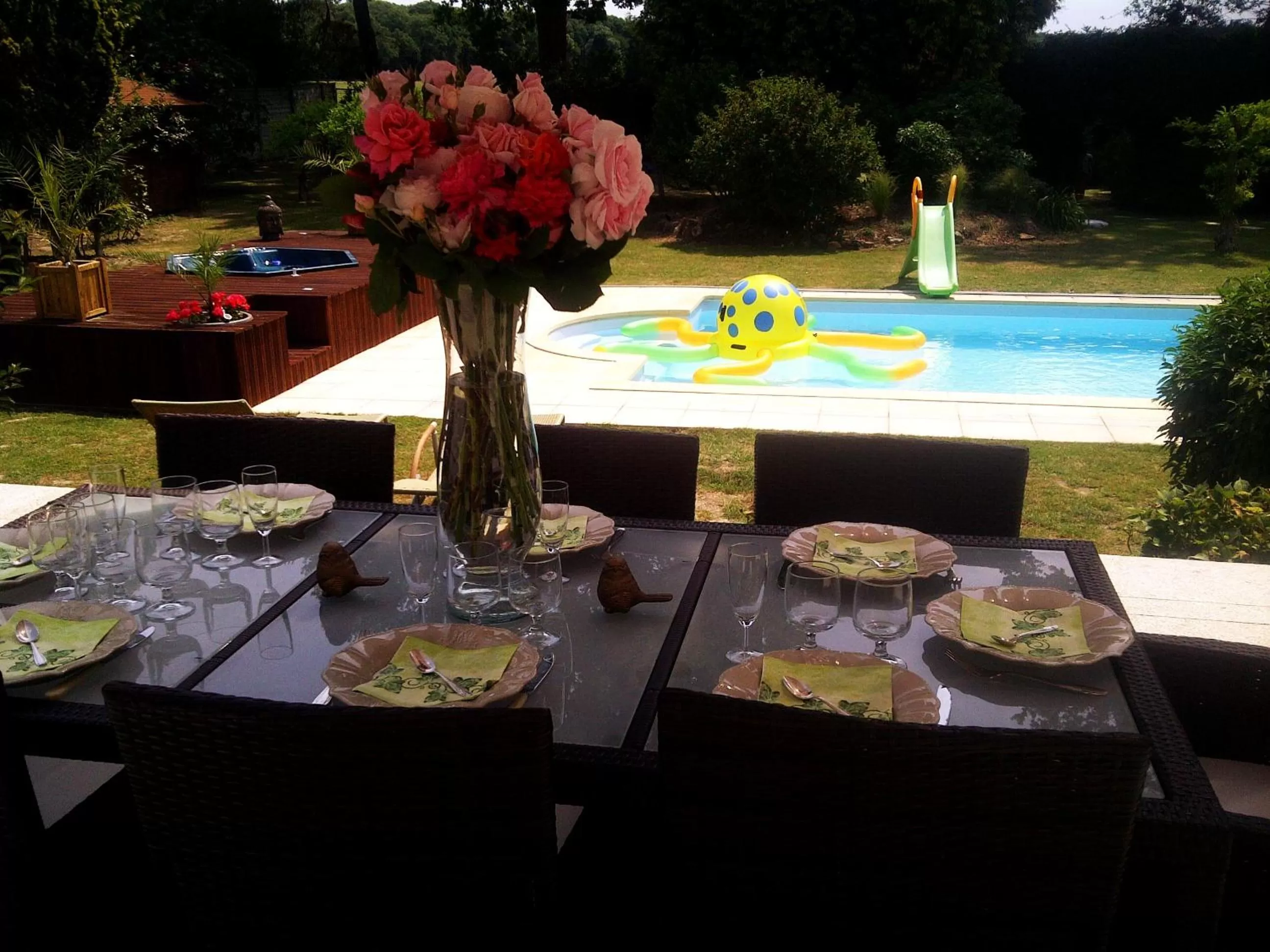 Patio in Villa La Clef Des Champs