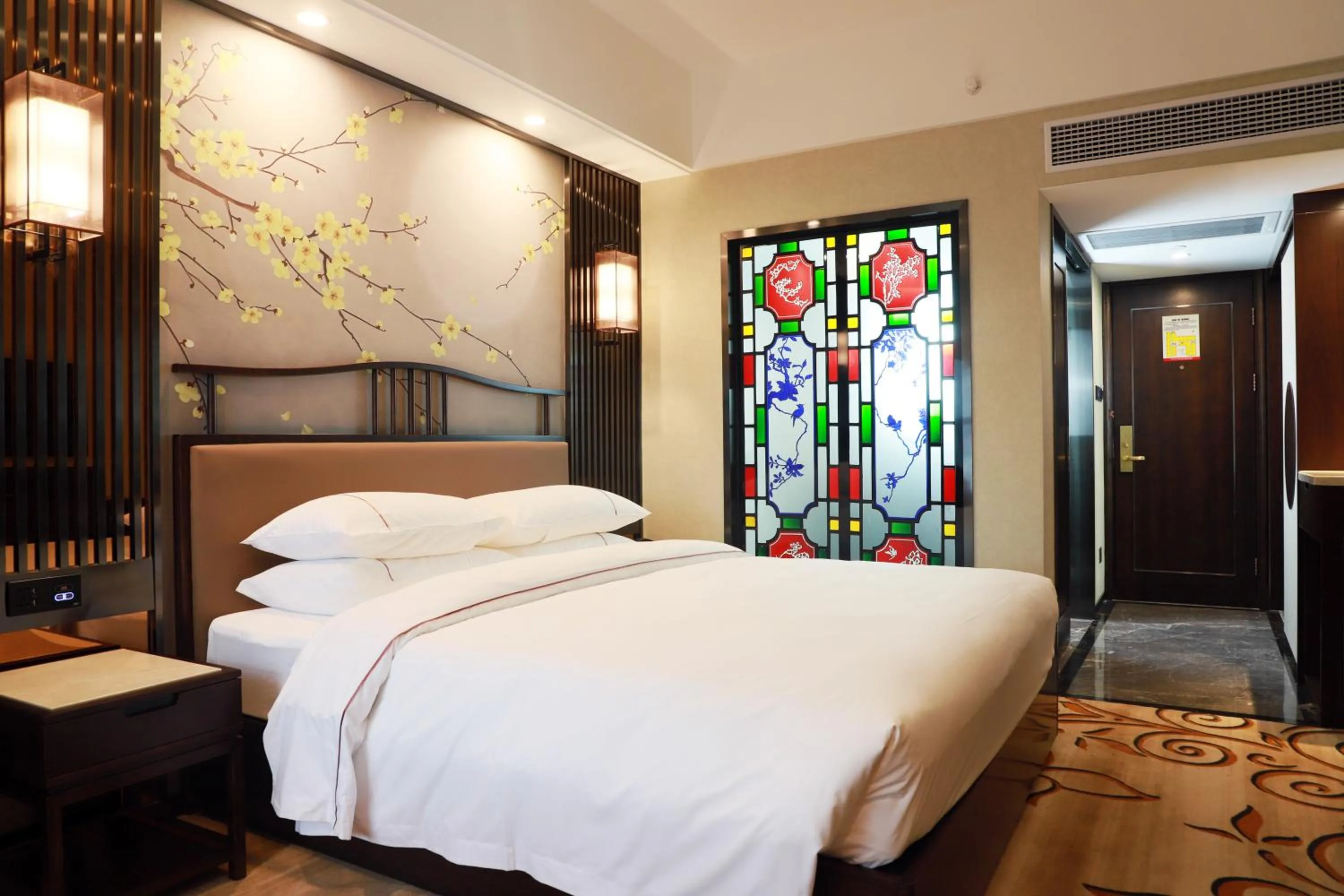 Bed in Guangdong Victory Hotel