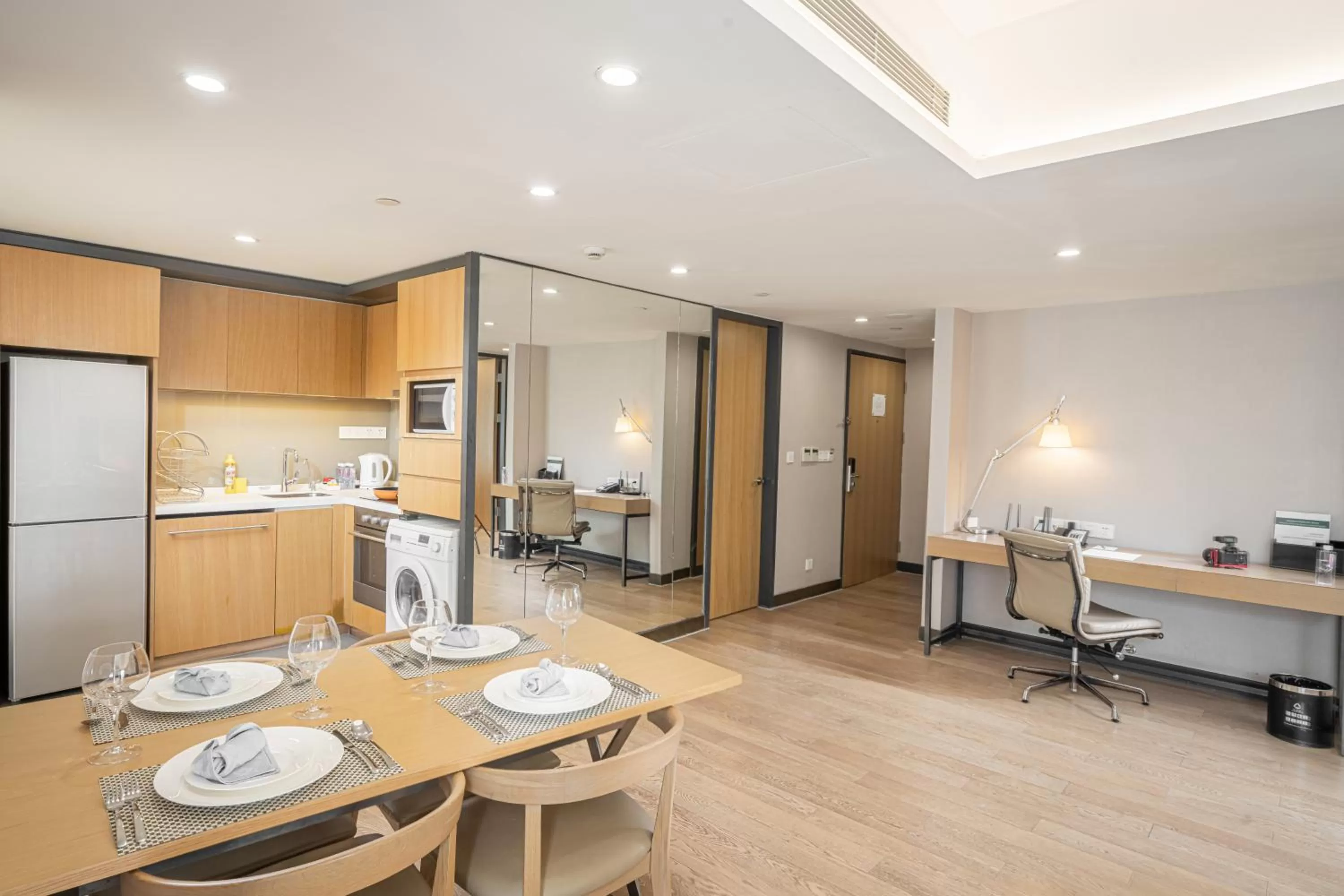 Living room, Restaurant/Places to Eat in Fraser Residence Shanghai