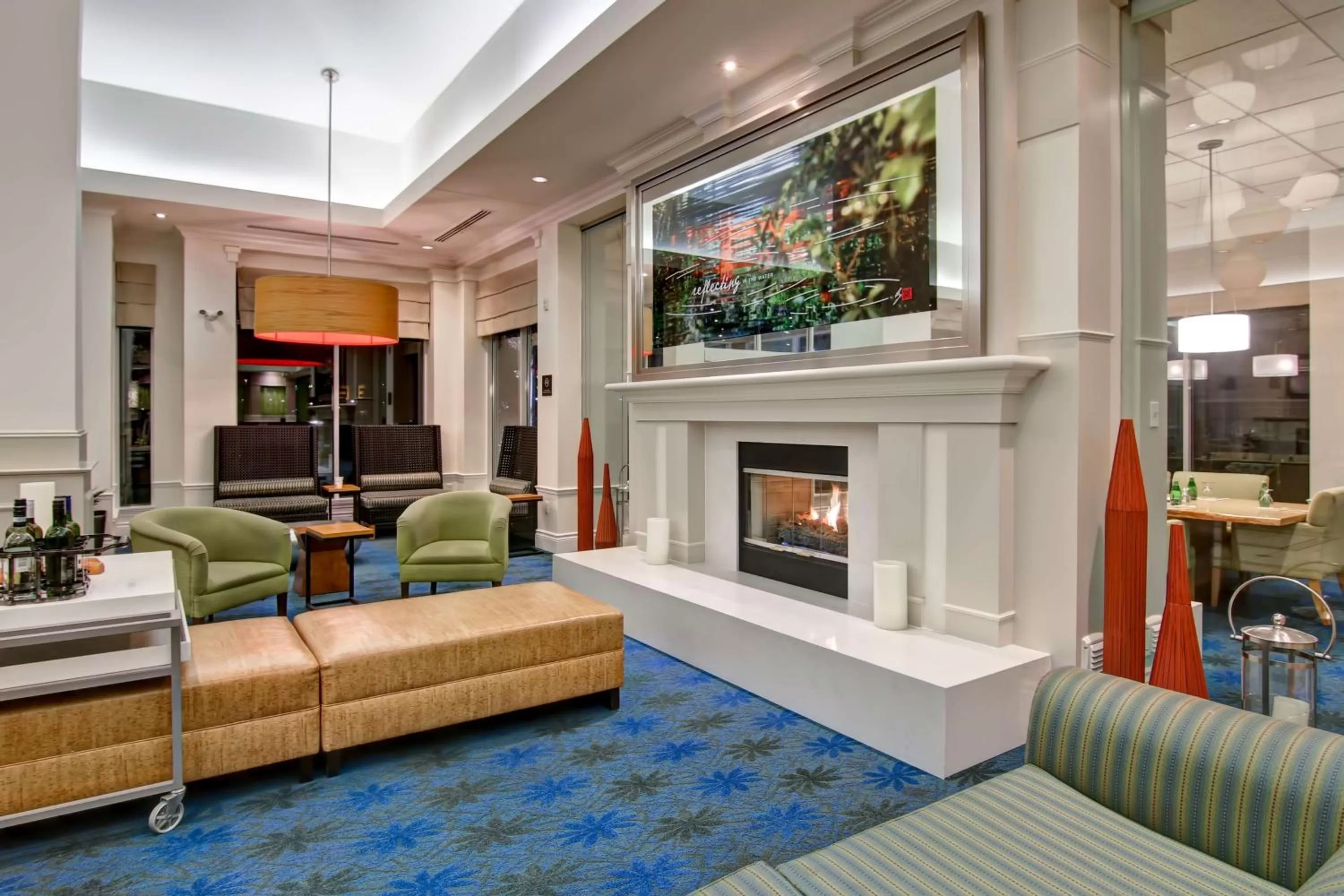 Lobby or reception in Hilton Garden Inn Toronto/Mississauga