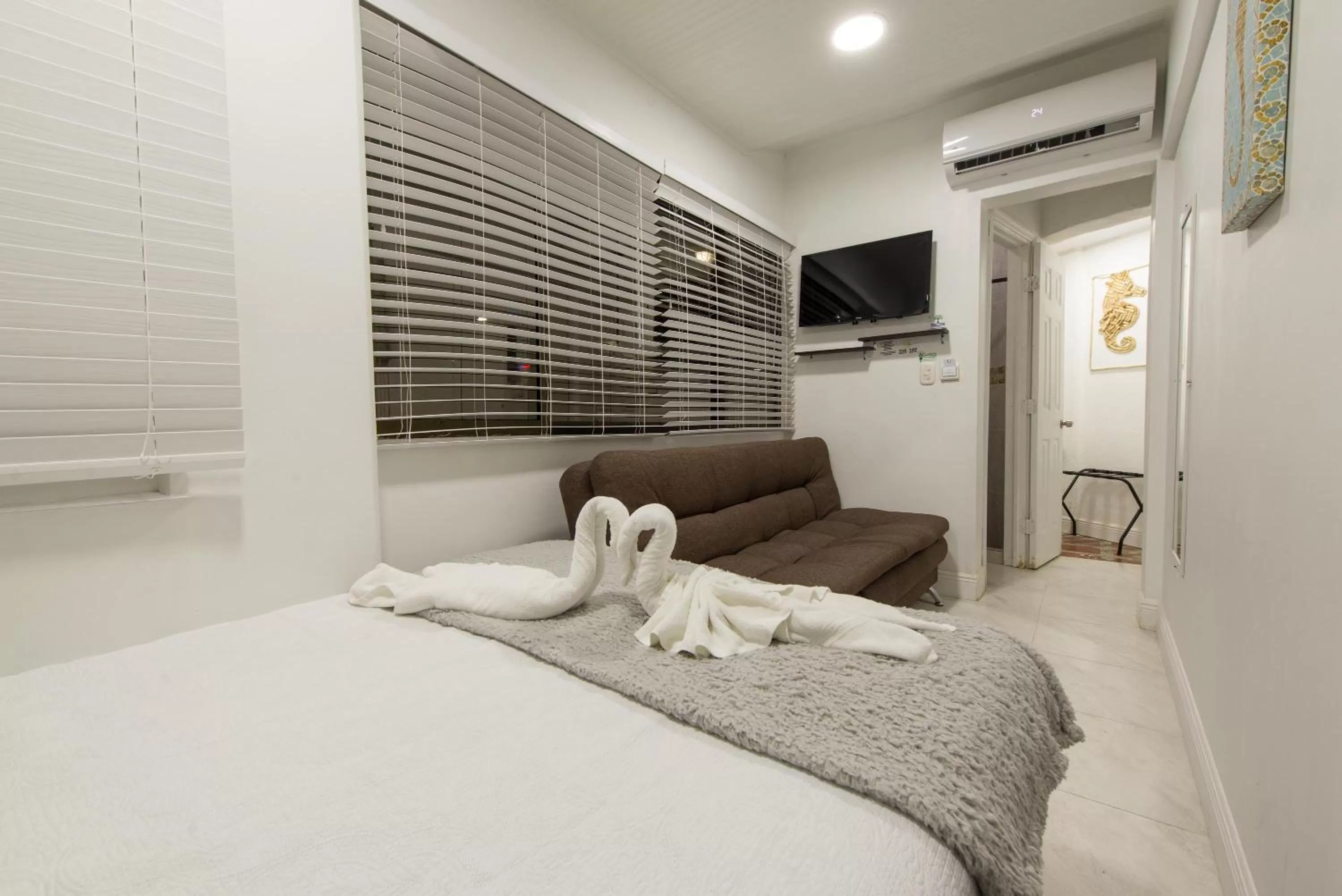 Bed in Hotel Las Lunas