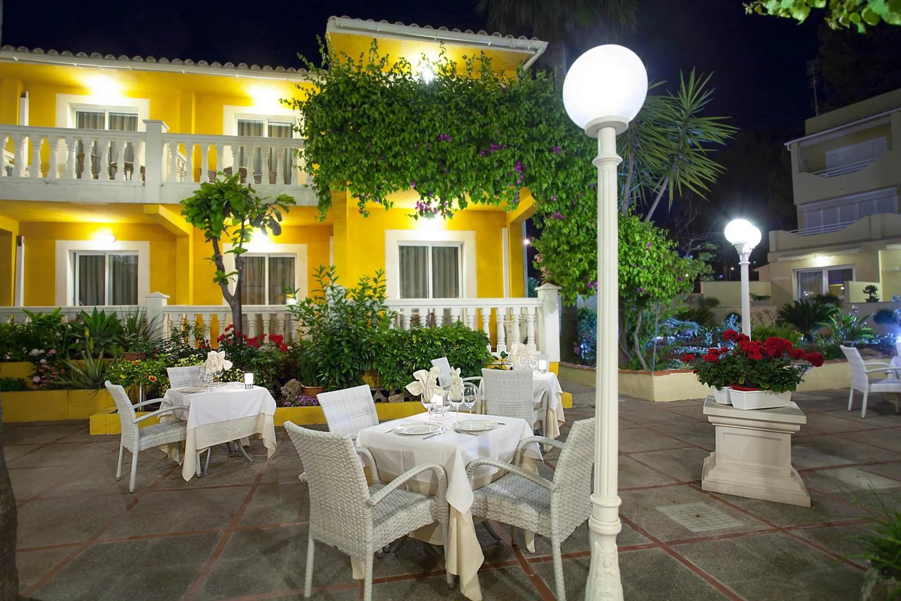 Patio in Hotel Cupidor