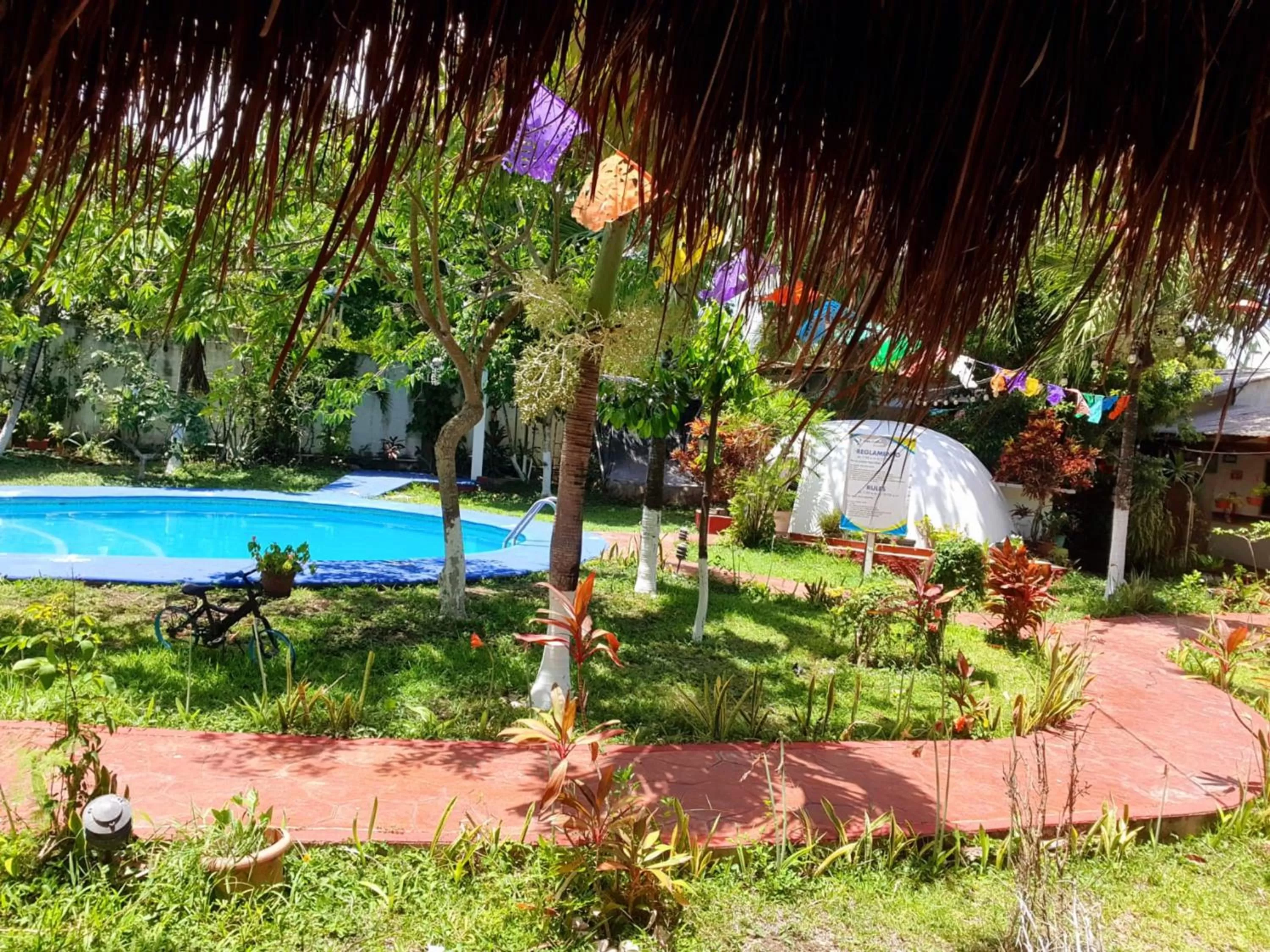 Swimming Pool in Cabañas Colibrí