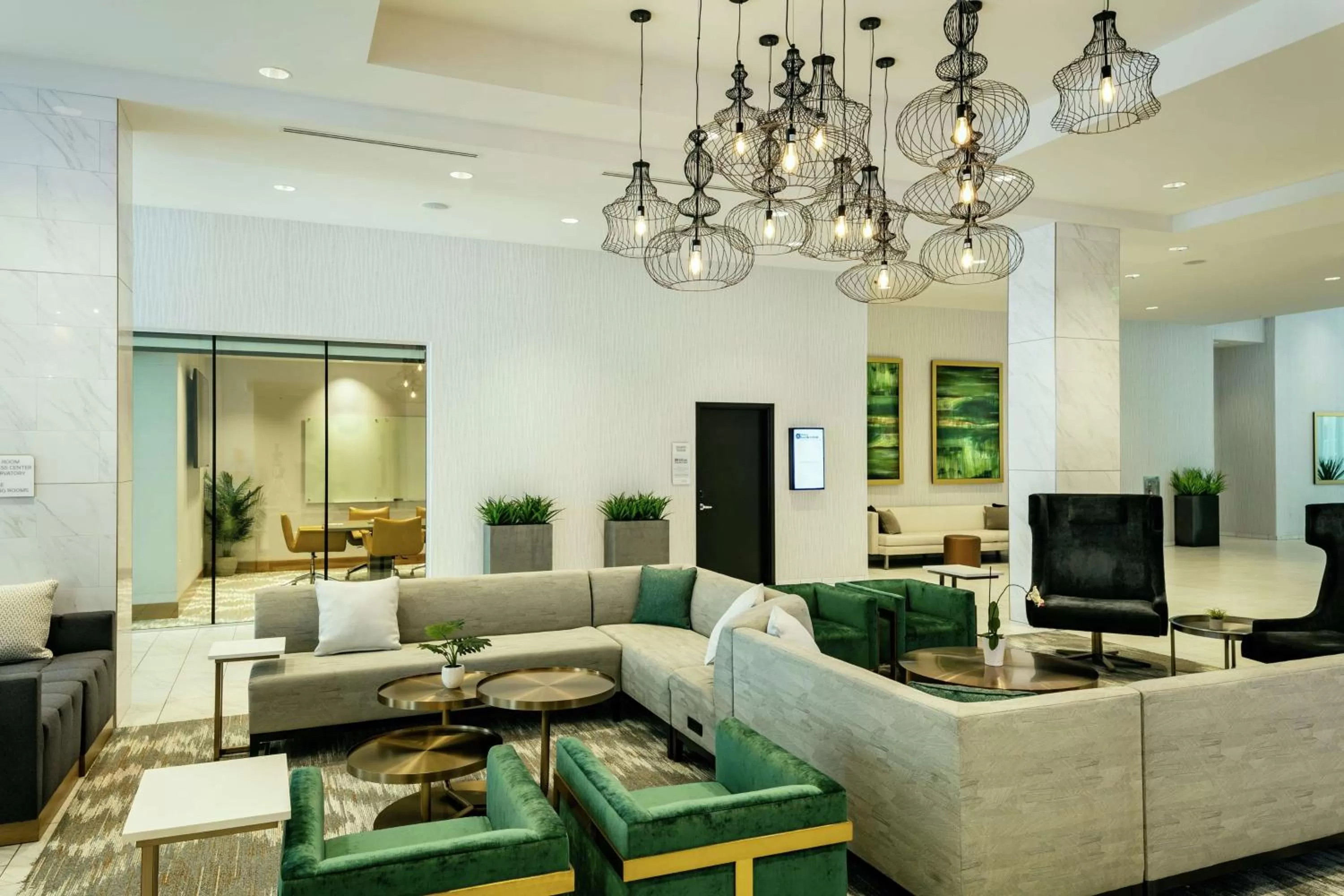 Lobby or reception in Hilton Garden Inn Seattle Bellevue Downtown, WA