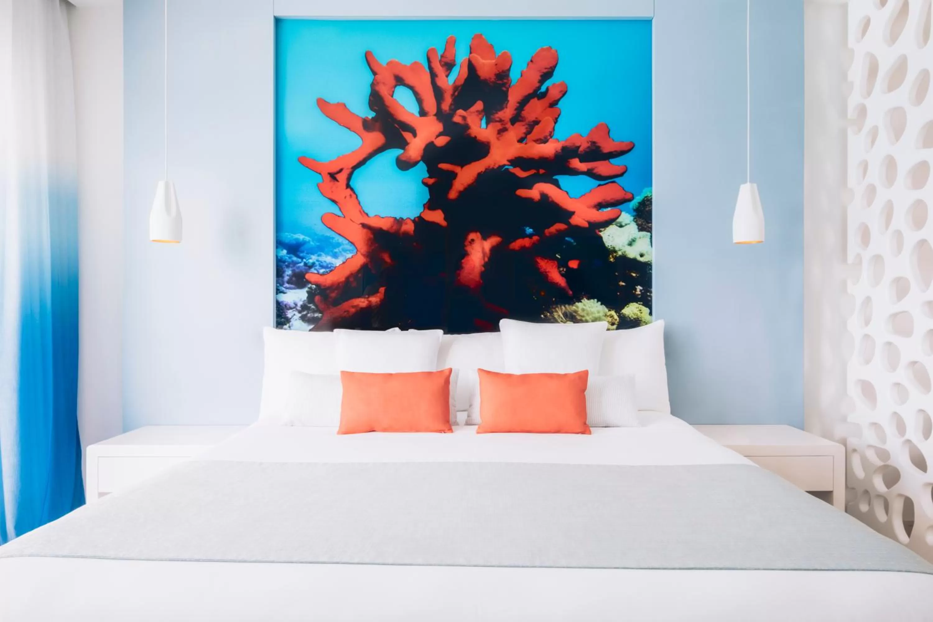 Bed in Coral Level at Iberostar Selection Cancun