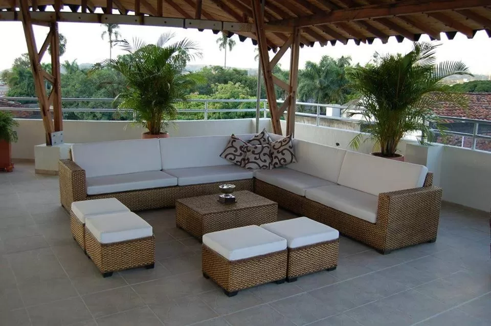 Balcony/Terrace in Hotel Cafe Plaza