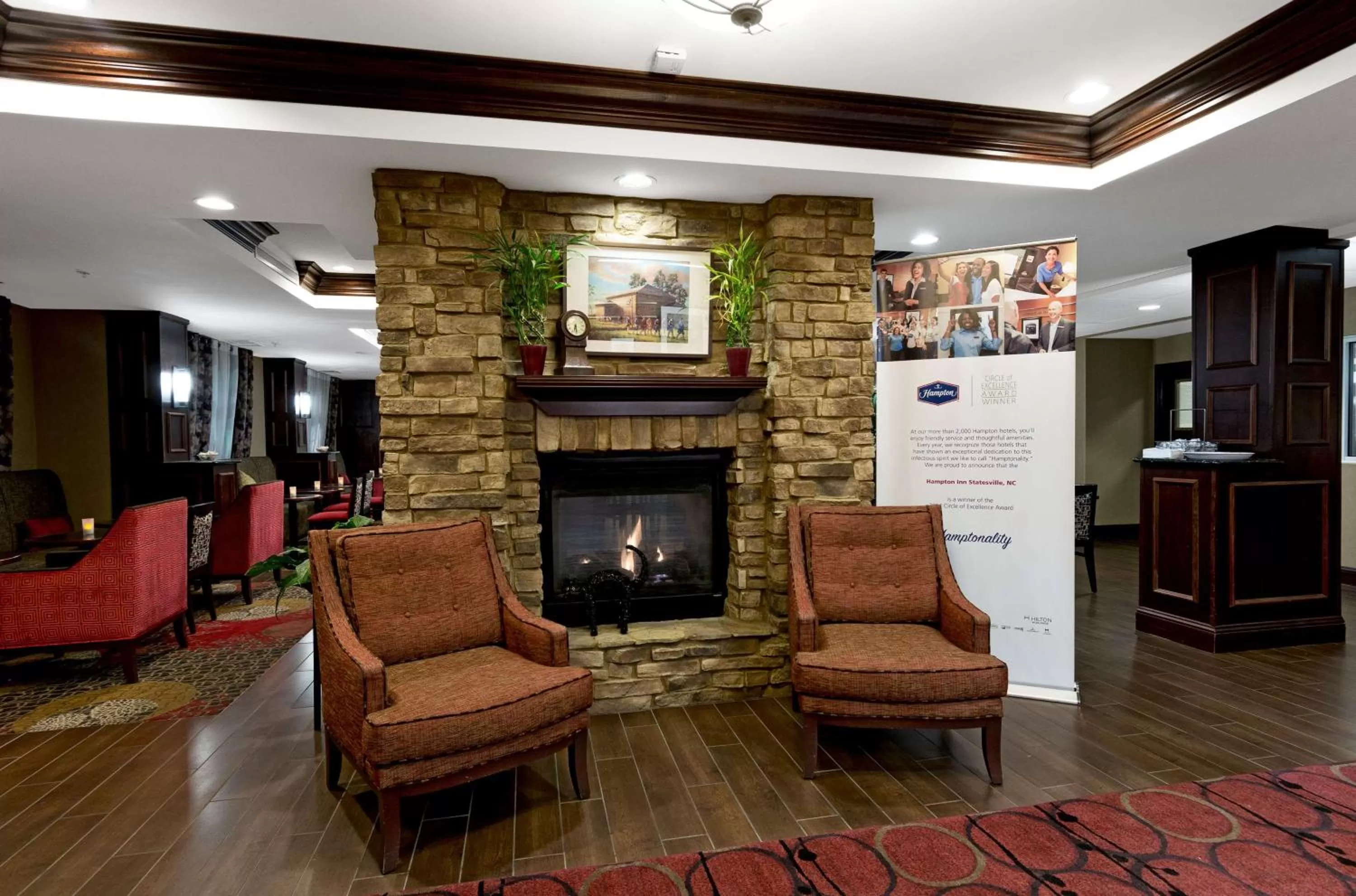 Lobby or reception in Hampton Inn Statesville