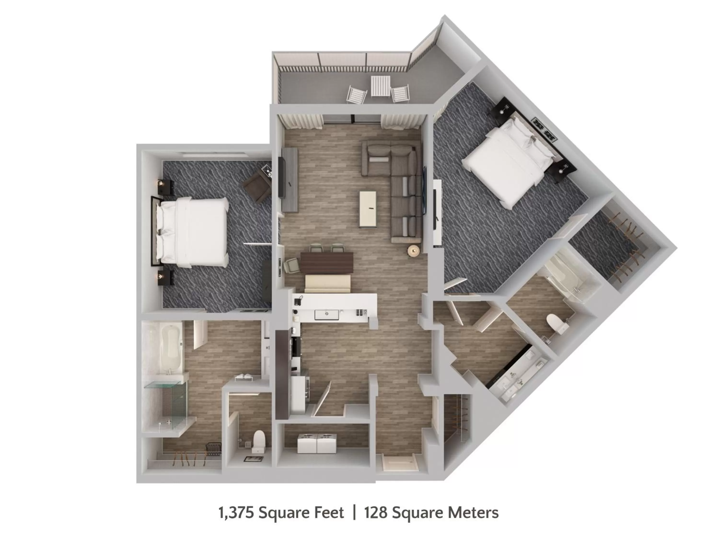 Floor plan in The Grove Resort & Water Park Orlando