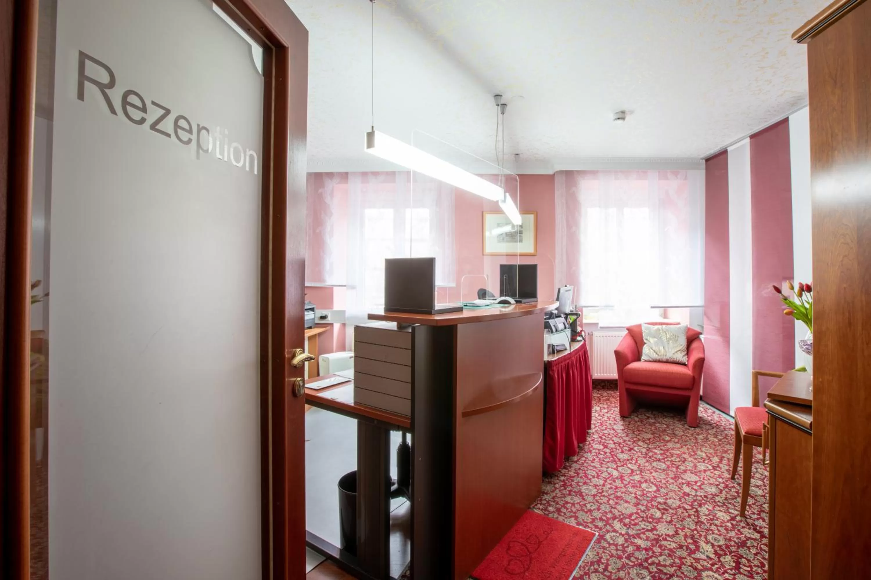 Lobby or reception in Aparthotel Hohenzollern