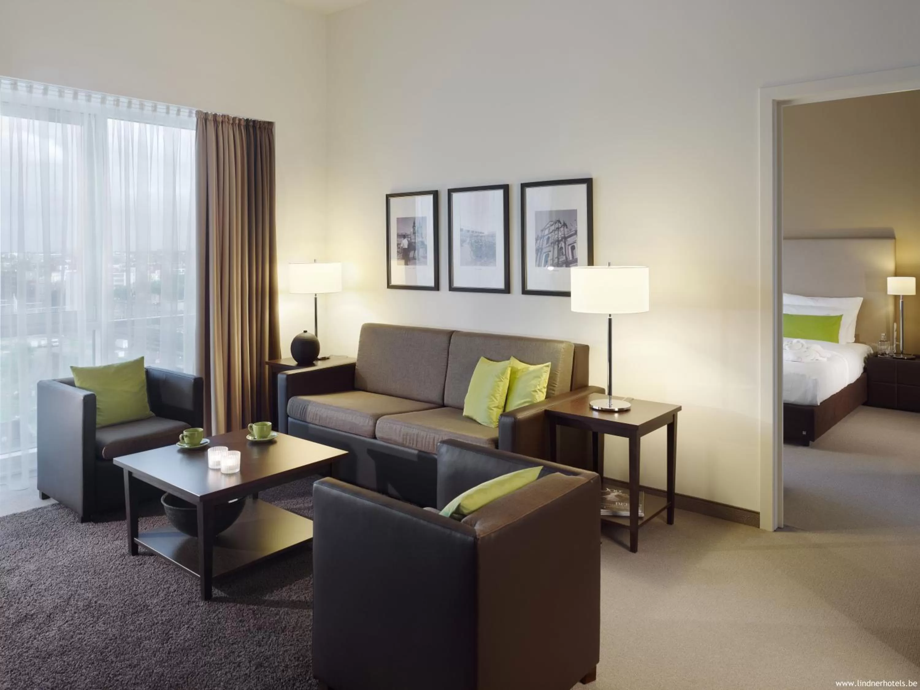 Photo of the whole room, Bed in Lindner Hotel Antwerp, part of JdV by Hyatt