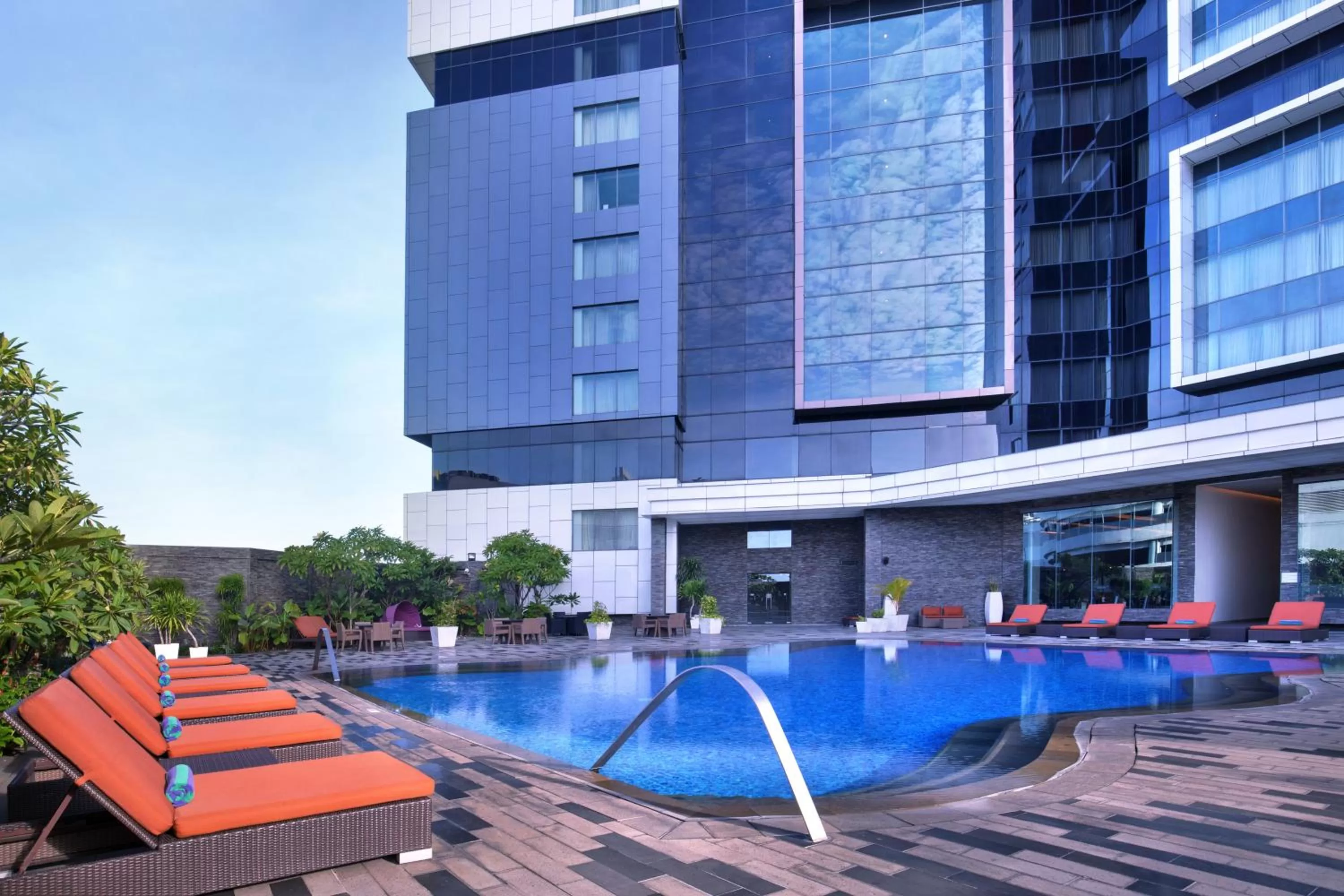Pool view in Grand Mercure Jakarta Kemayoran