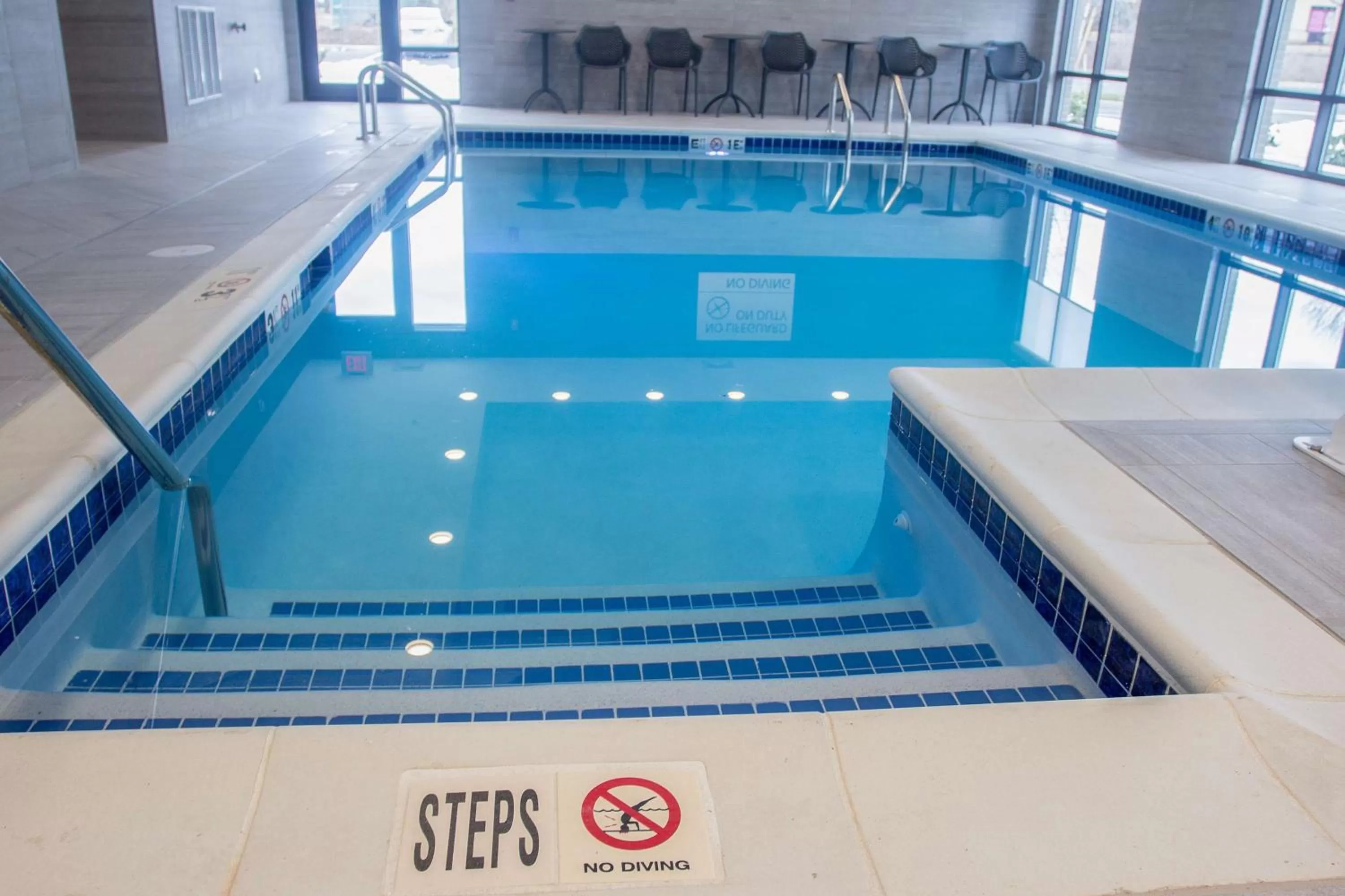 Pool view in Hampton Inn North Attleboro, Ma