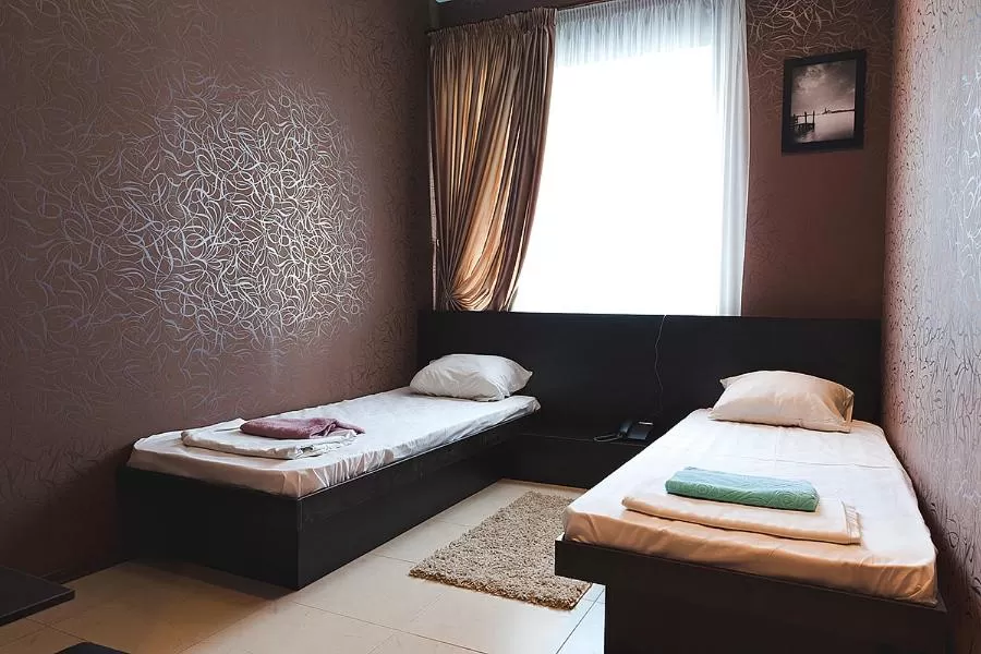 Bed in Hotel 8th Mile