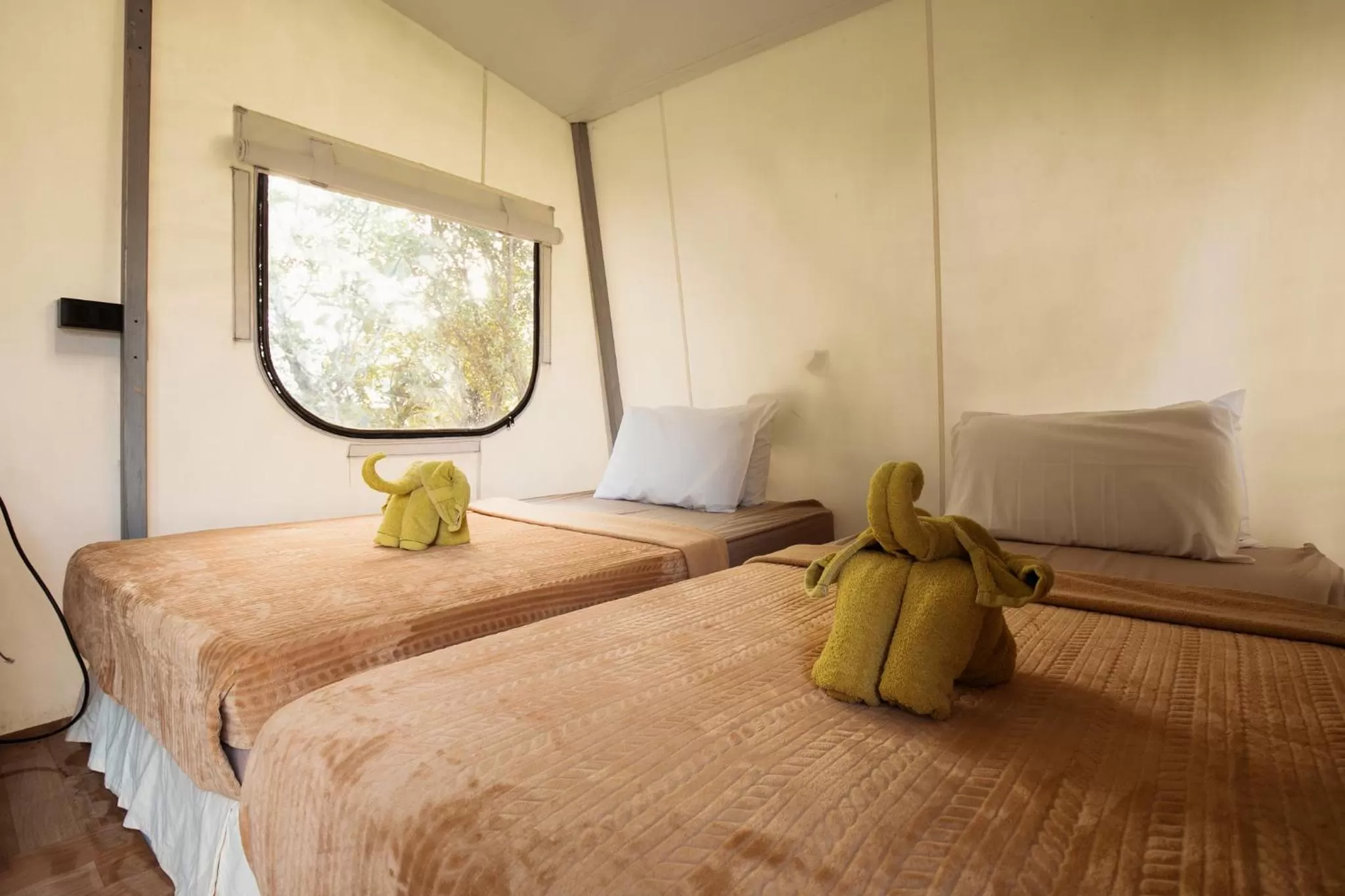 Bed in Kachonghills Tented Resort Trang