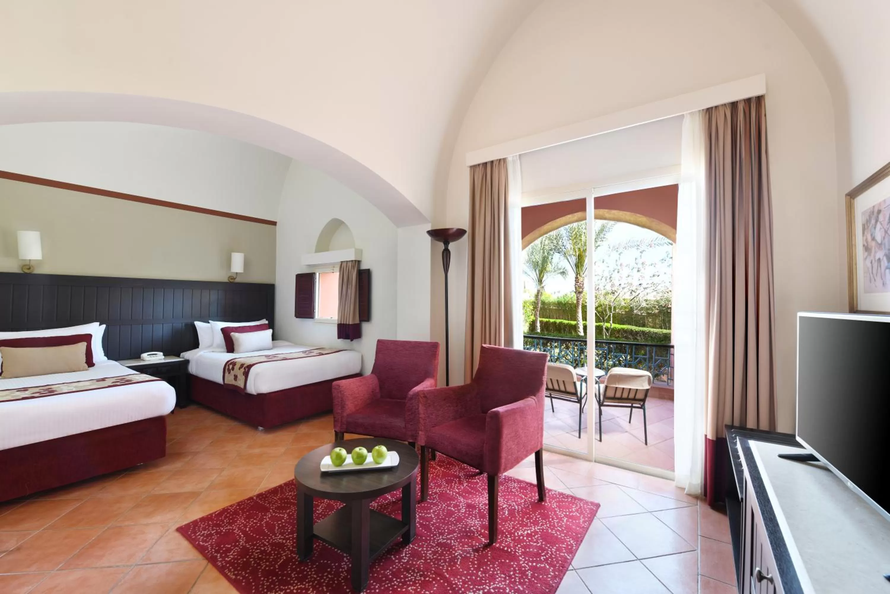 Superior Twin Room with Garden View - single occupancy in Magic World Sharm - Club by Jaz