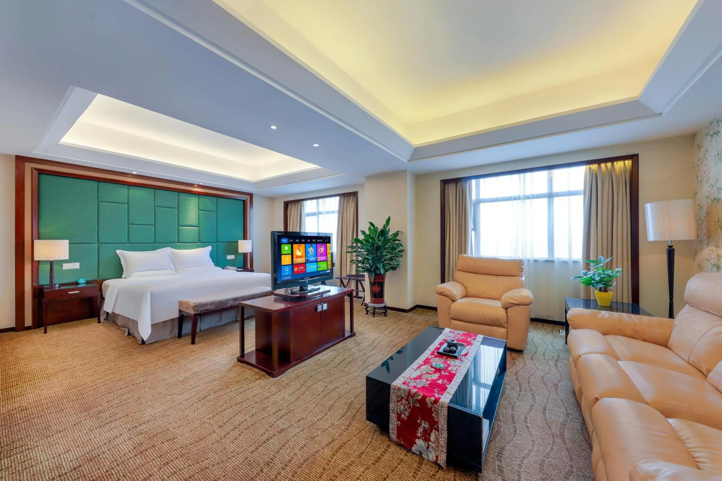 Bed in Zhengzhou Yuehai Hotel