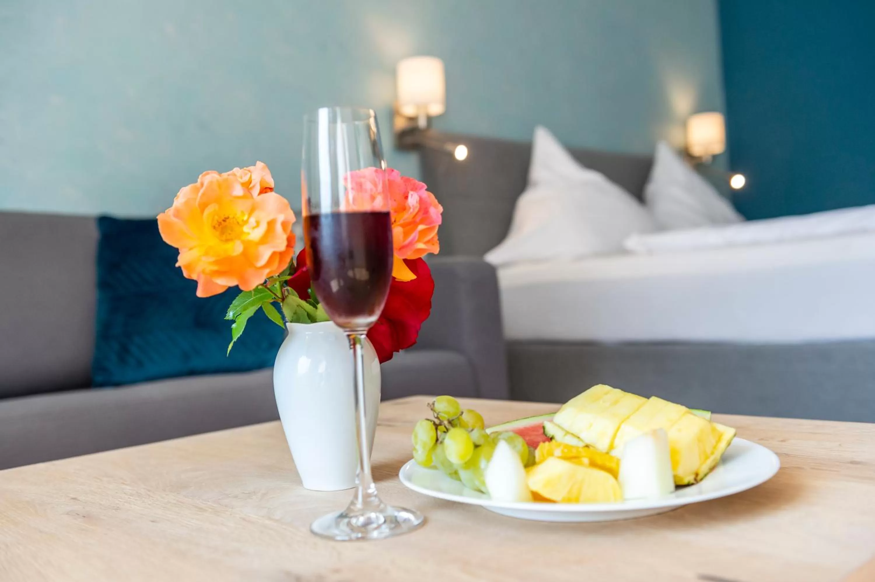 Photo of the whole room, Bed in Ferienhotel Haus Becker