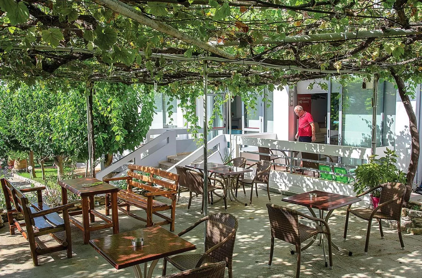 Patio in Megim Hotel