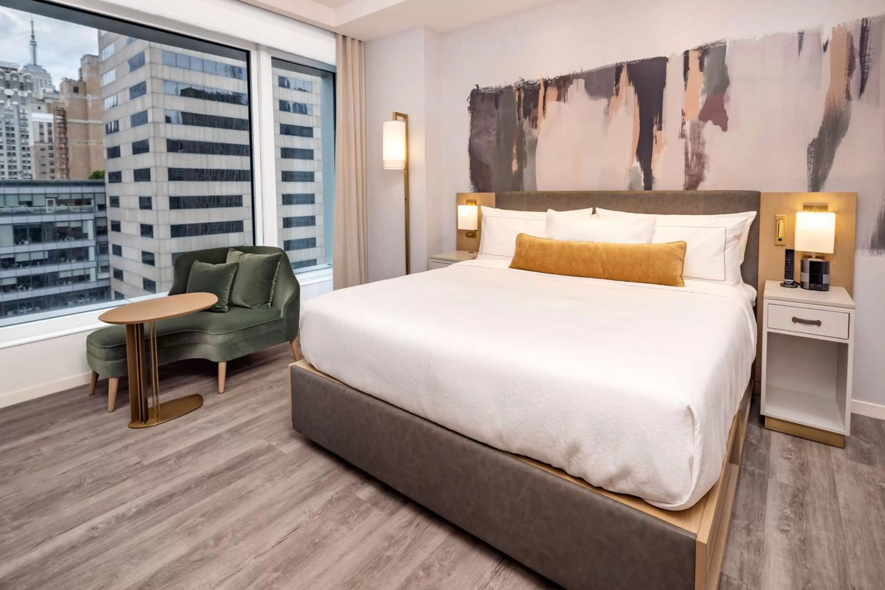 View (from property/room), Bed in Hilton Club The Central at 5th New York