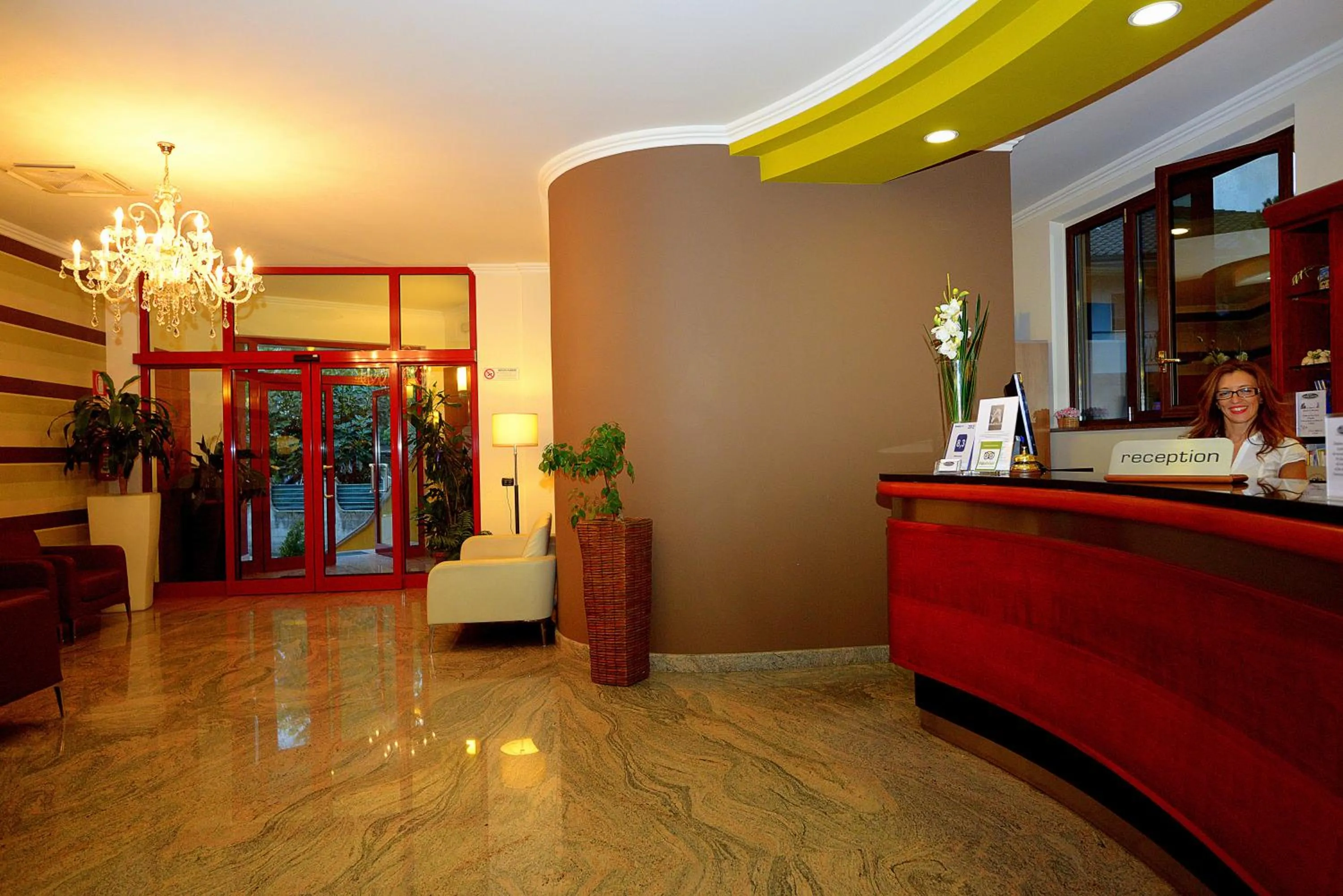 Lobby or reception in Hotel Iacone