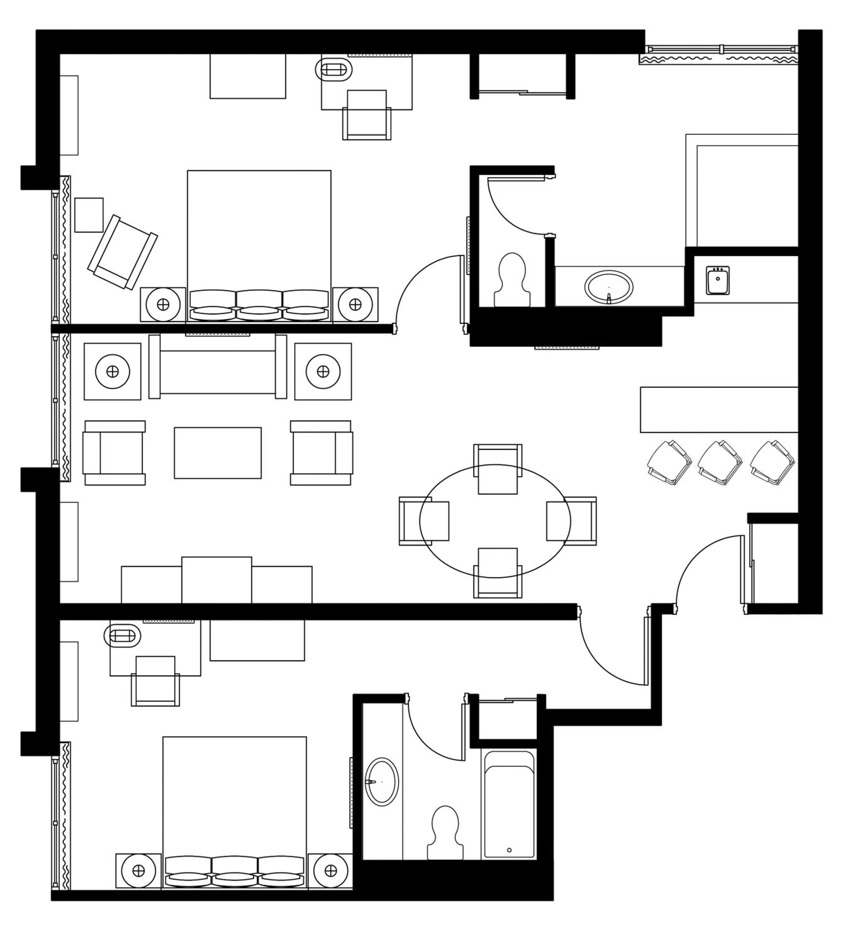 Floor plan in Holiday Inn Cincinnati-Eastgate by IHG