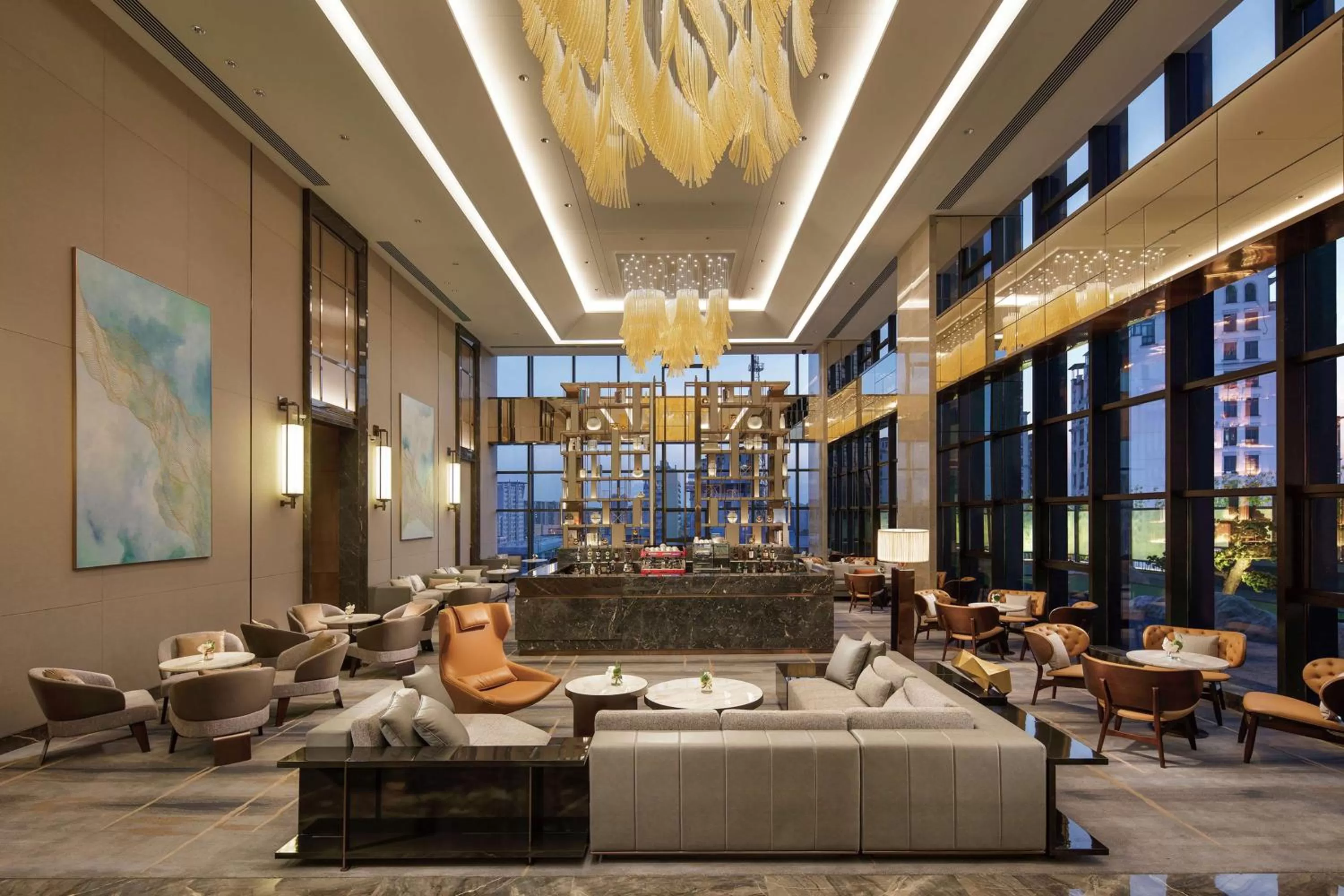 Lobby or reception in Doubletree By Hilton Yangzhou