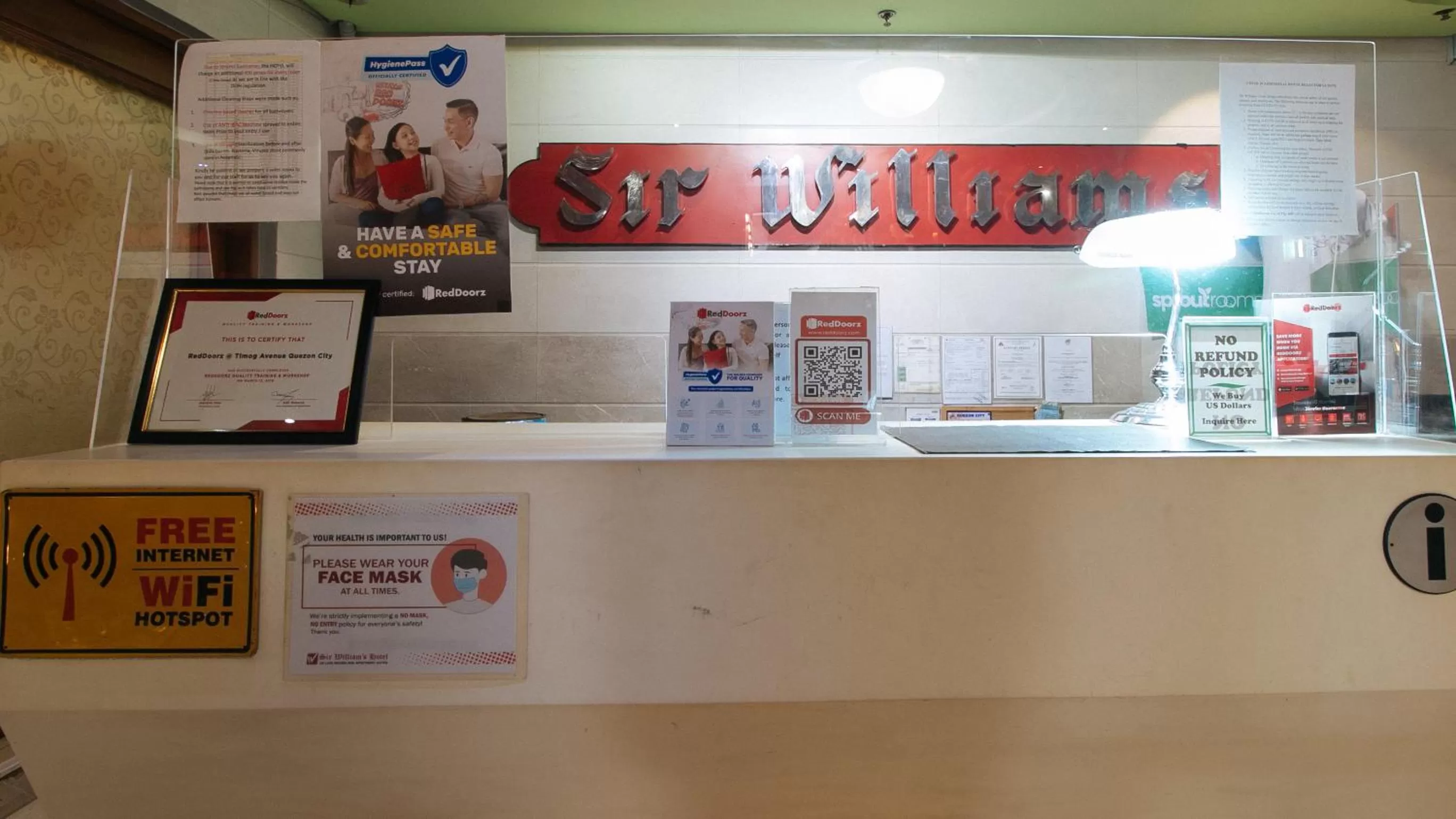 Lobby or reception in RedDoorz at Timog Avenue Quezon City