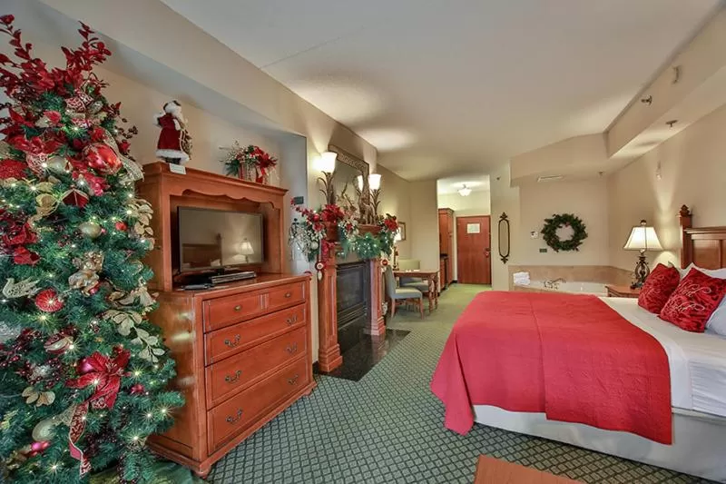 Bed in The Inn at Christmas Place