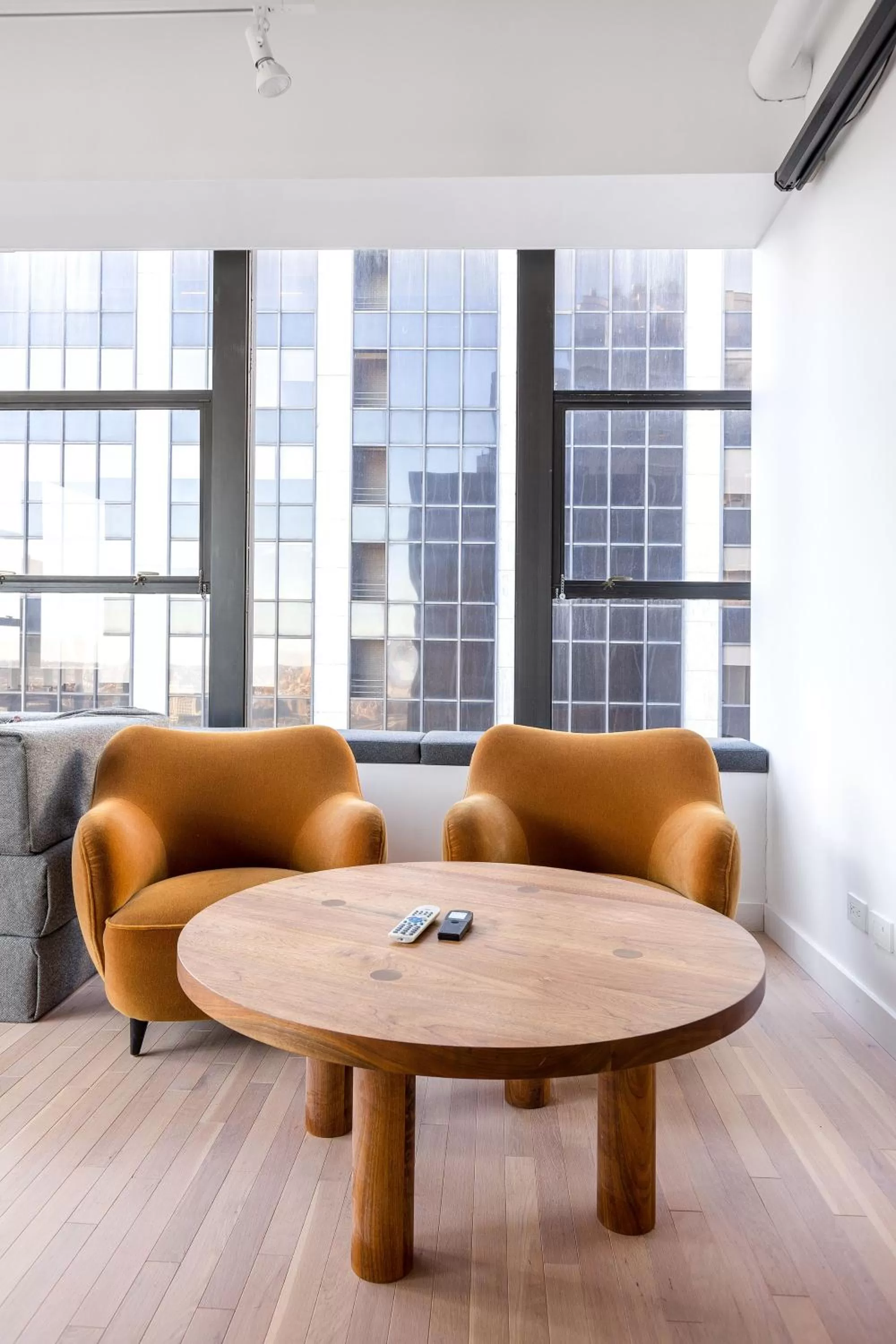 Seating area in Placemakr Wall Street