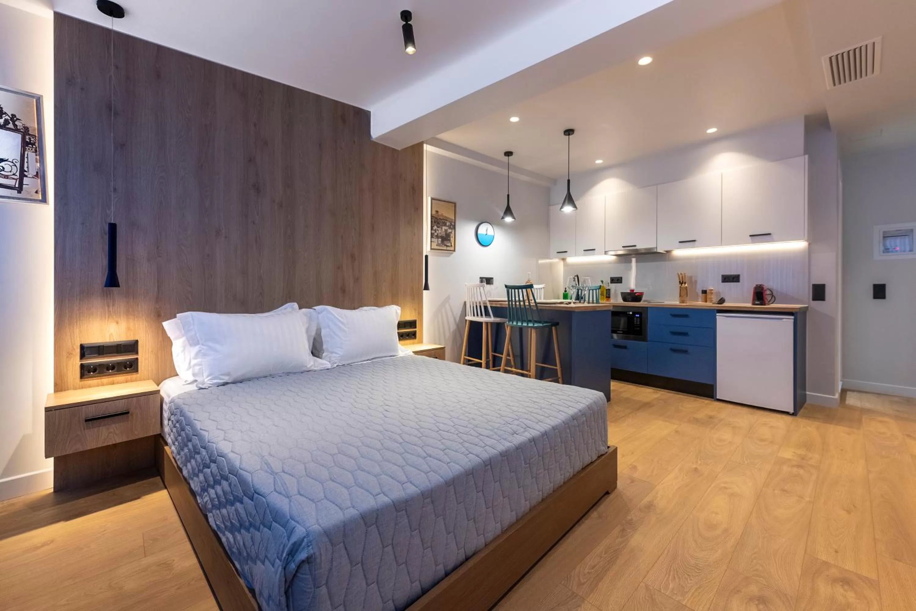 Bed in A&N Athens Luxury Apartments - Ermou