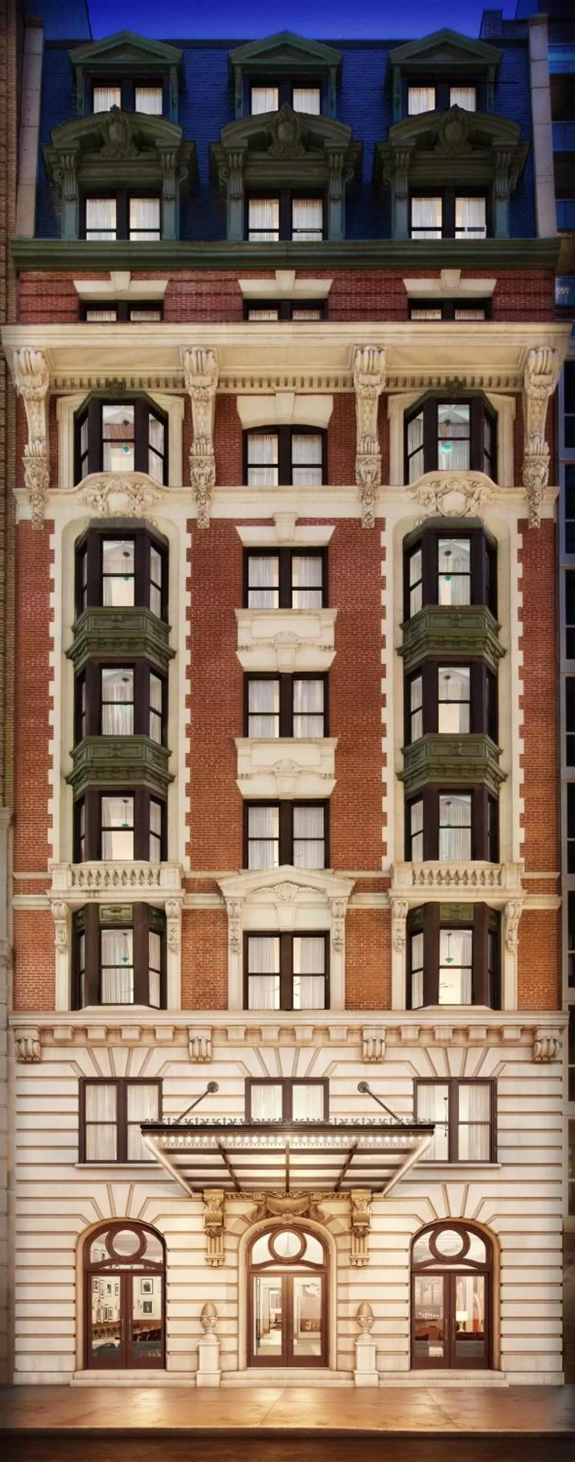 Facade/entrance in HGU New York