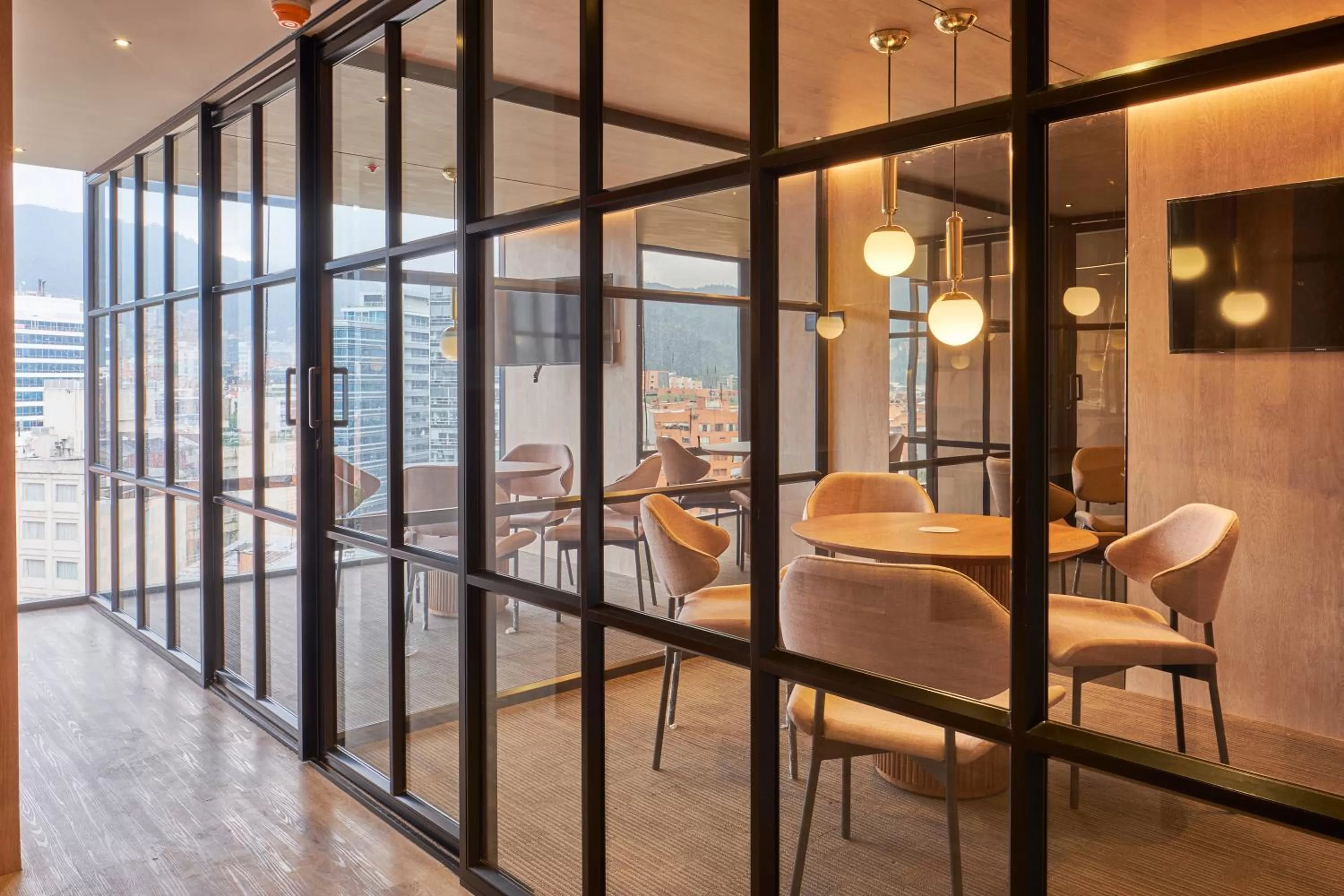 Living room in ICON 100 Luxury Apartasuites