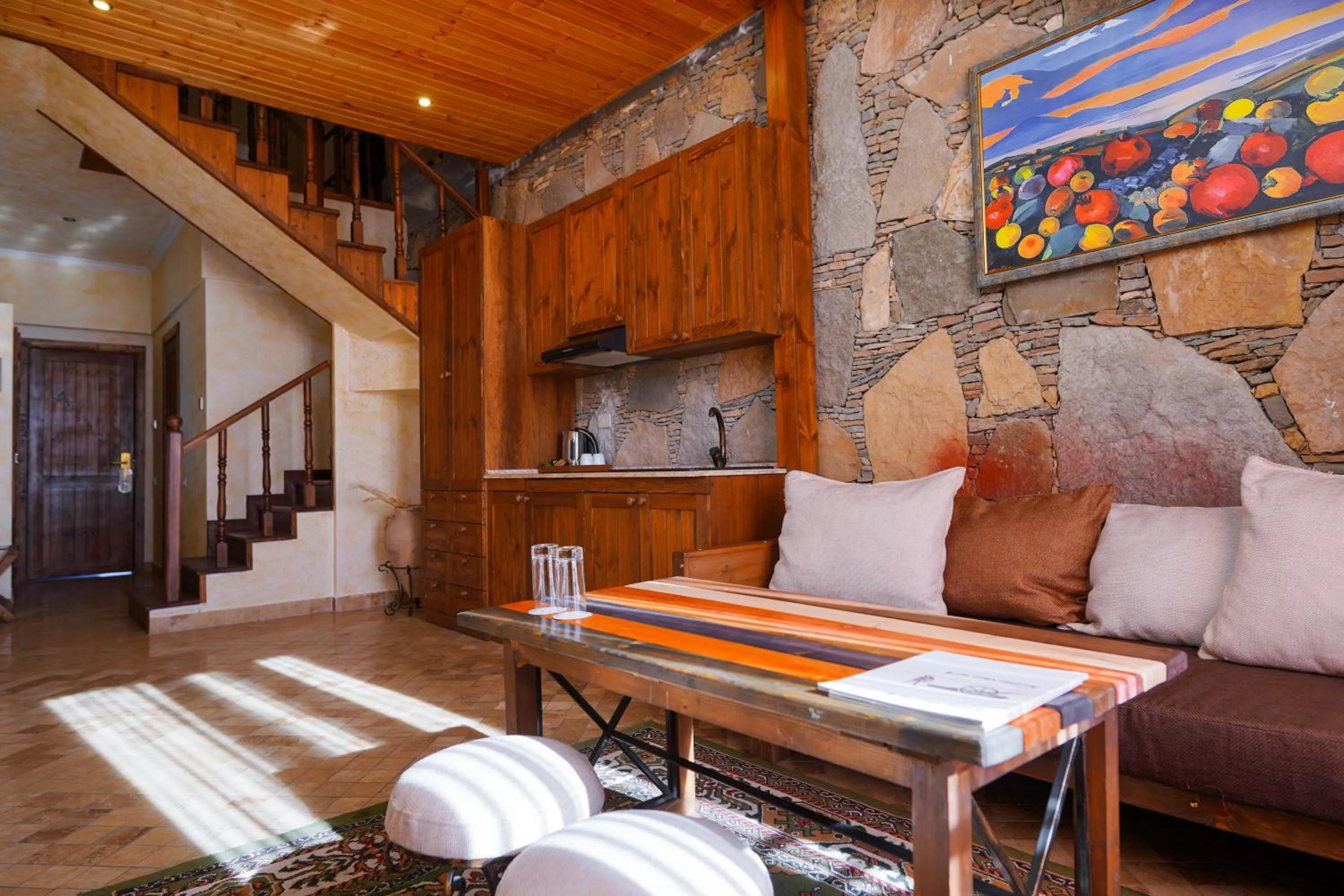 Living room in Caucasus Hotel