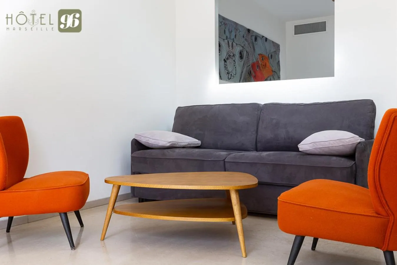 Seating area in Hôtel 96