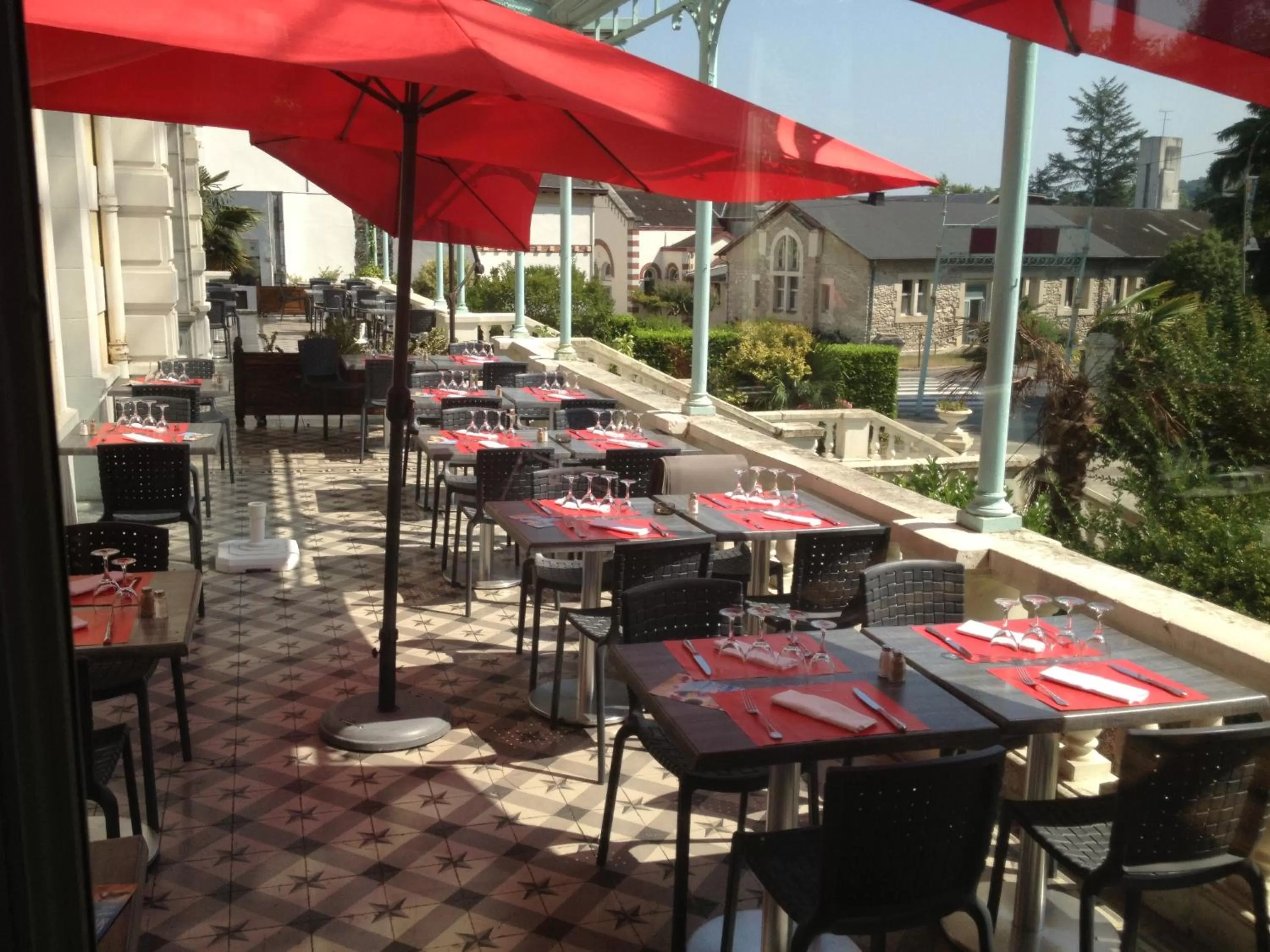 Balcony/Terrace in Hôtel du Parc