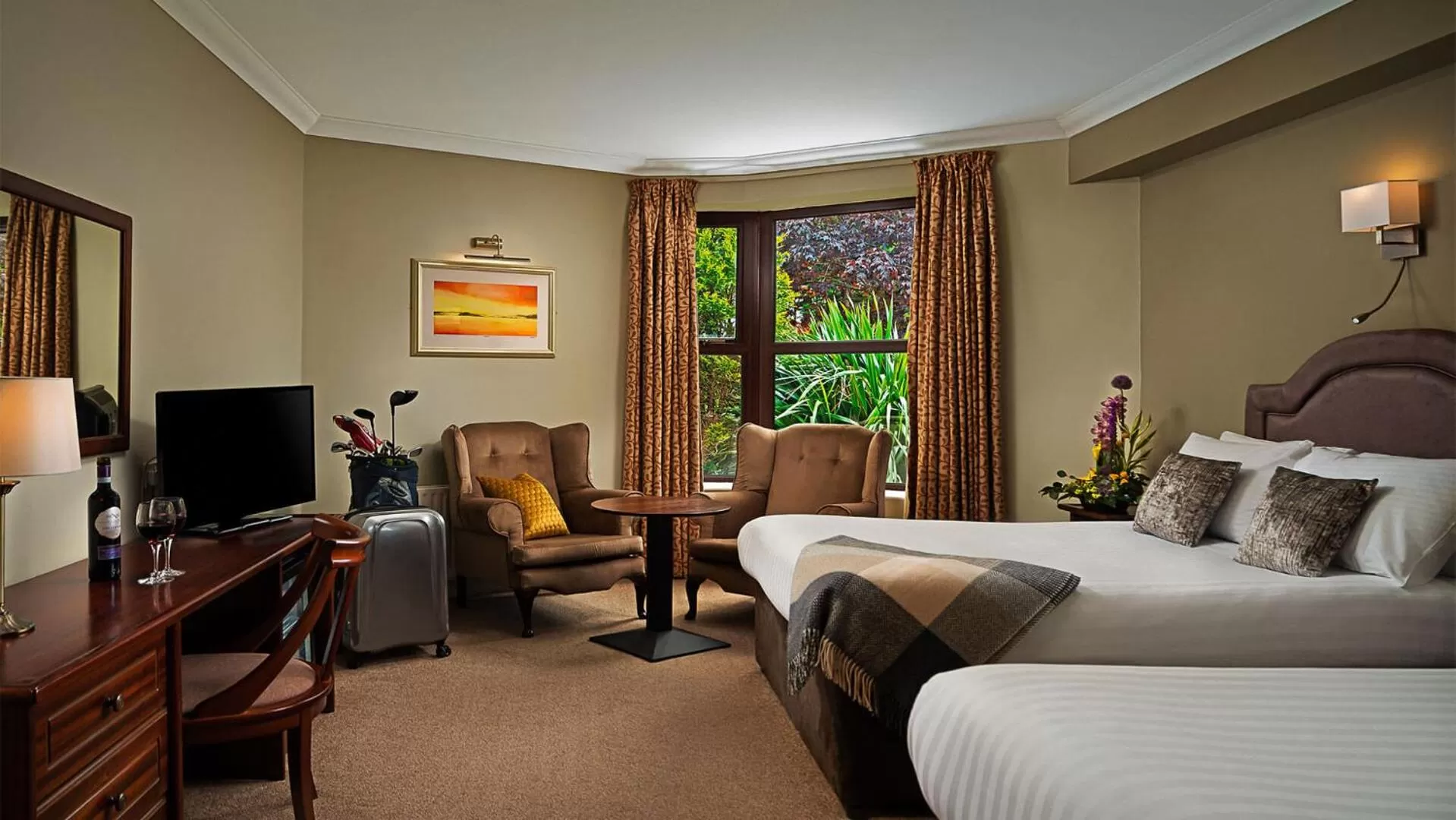Bedroom, Bed in Oranmore Lodge Hotel Conference And Leisure Centre Galway