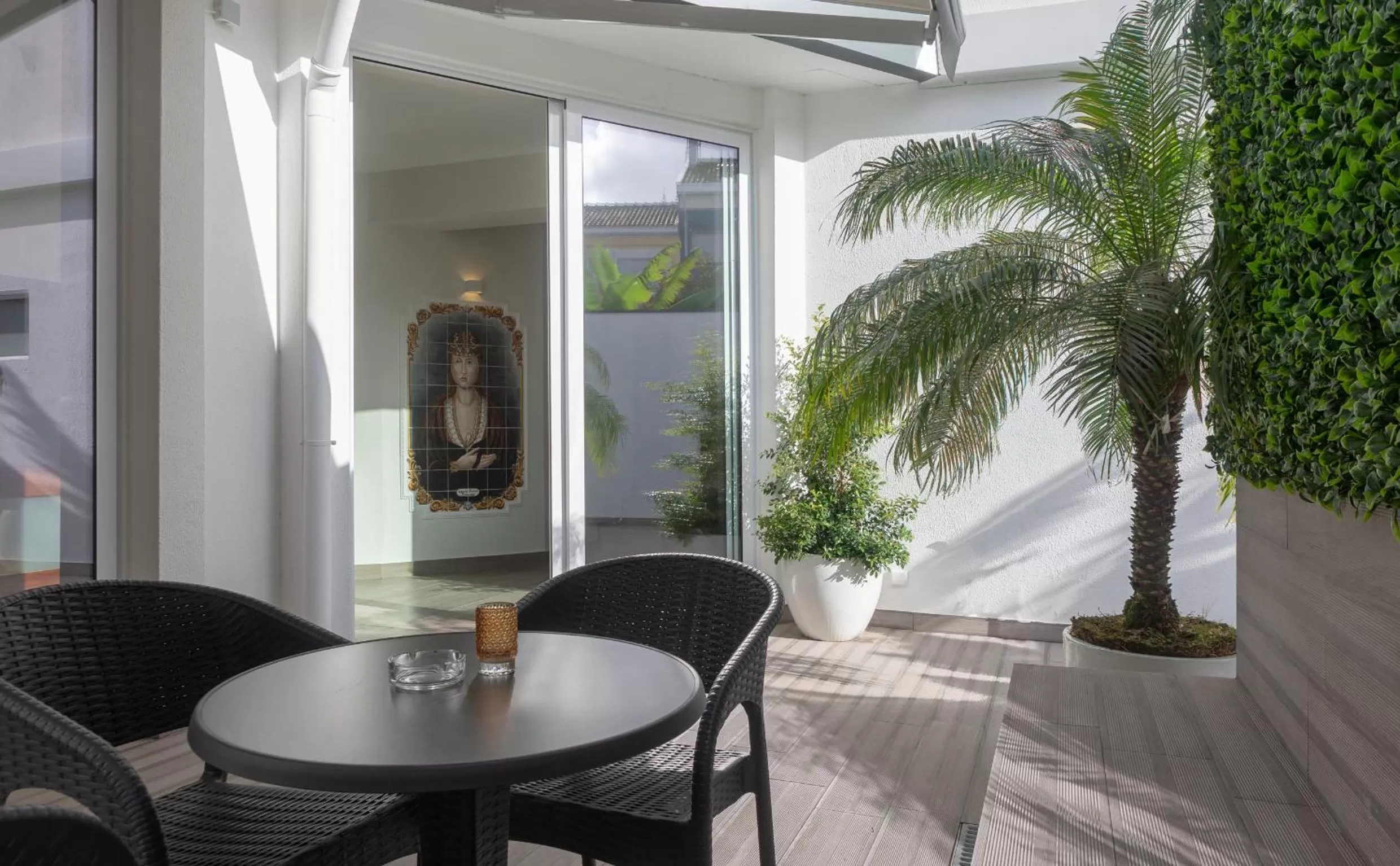 Patio in Hotel Afonso V & SPA