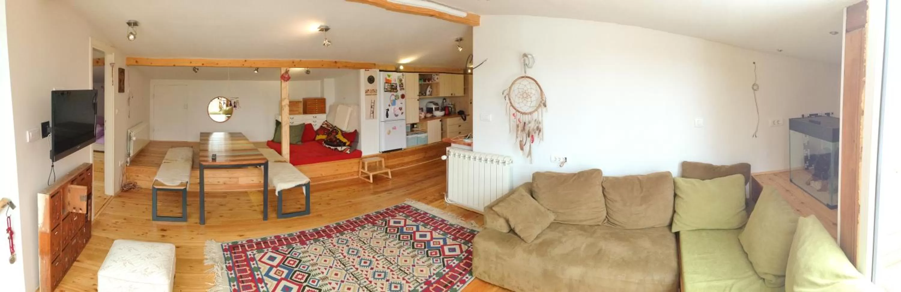 Living room in ArkaBarka 2- Floating Dream Rooms and Apartments