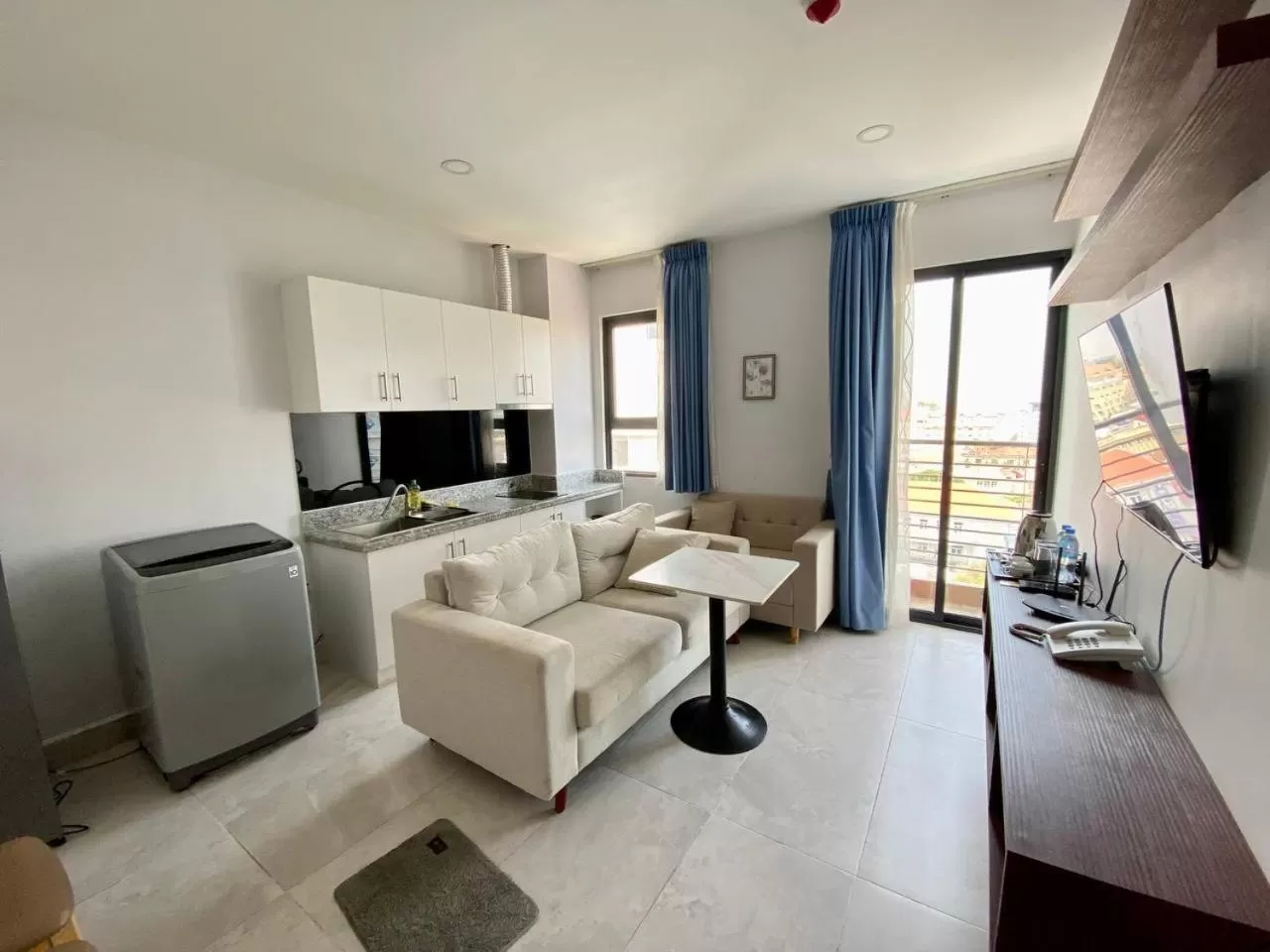 Kitchen or kitchenette in Residence 110 (Hotel and Apartments)