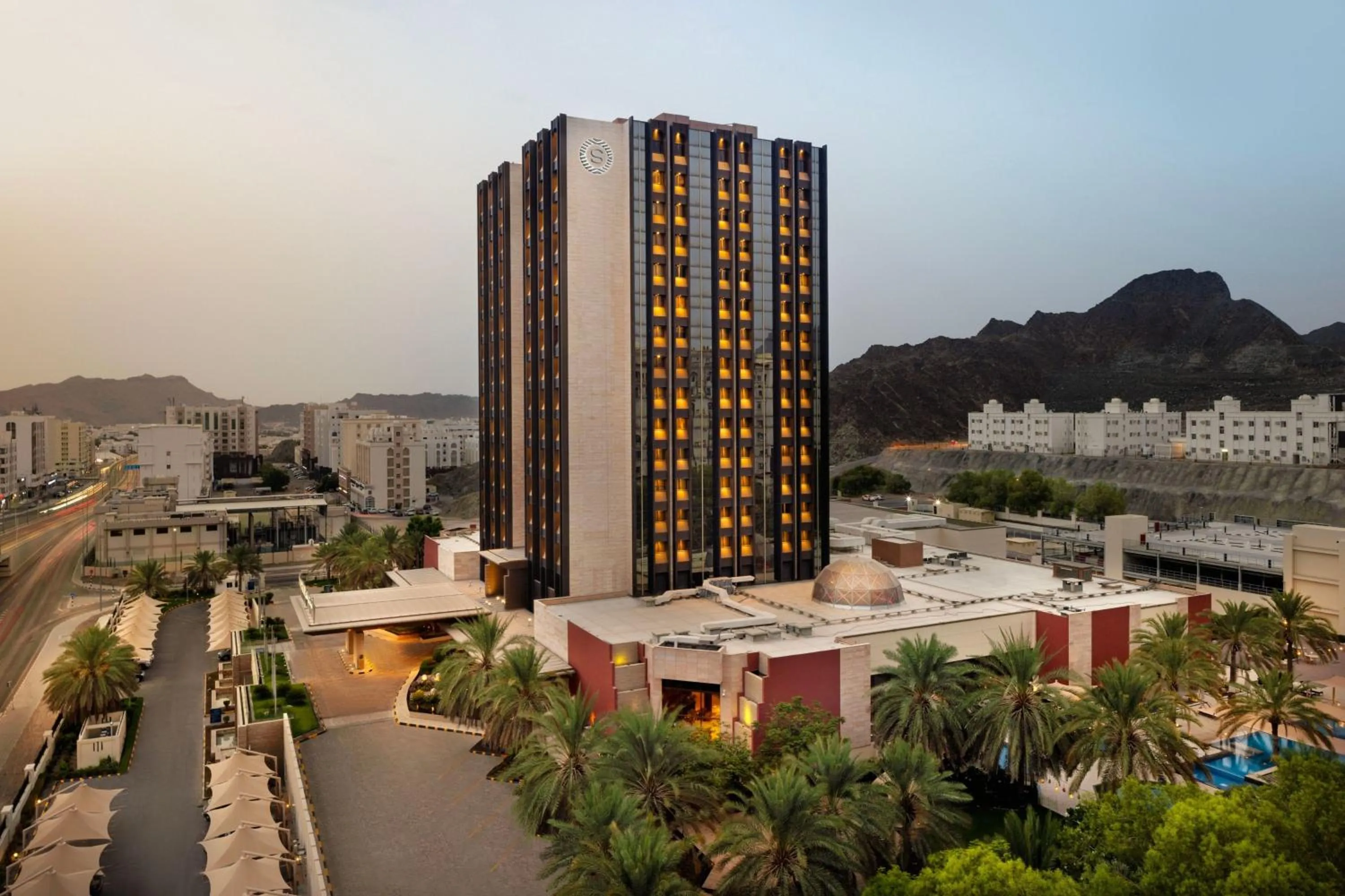 Property building in Sheraton Oman Hotel