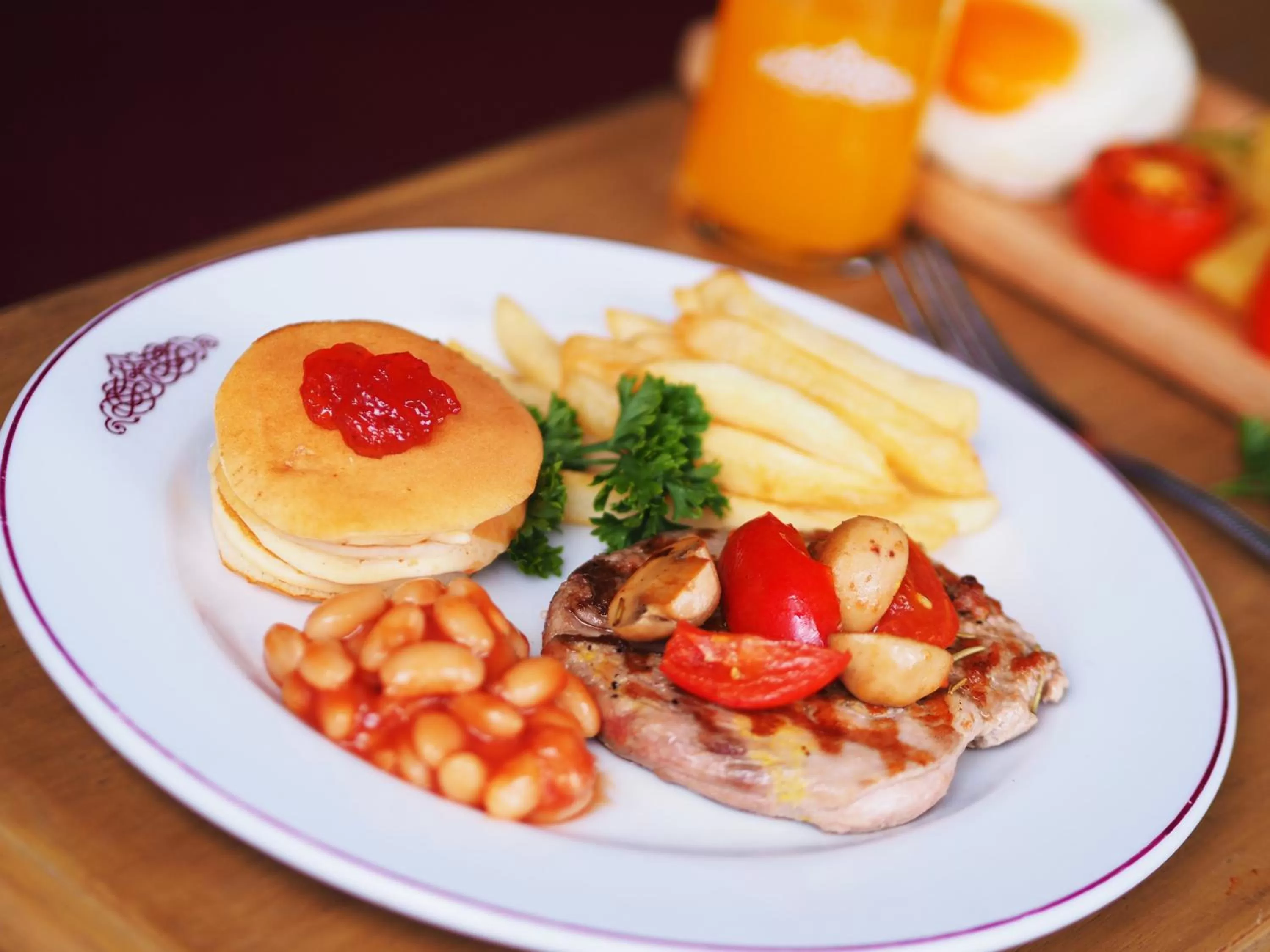 Food close-up in The Empress Hotel