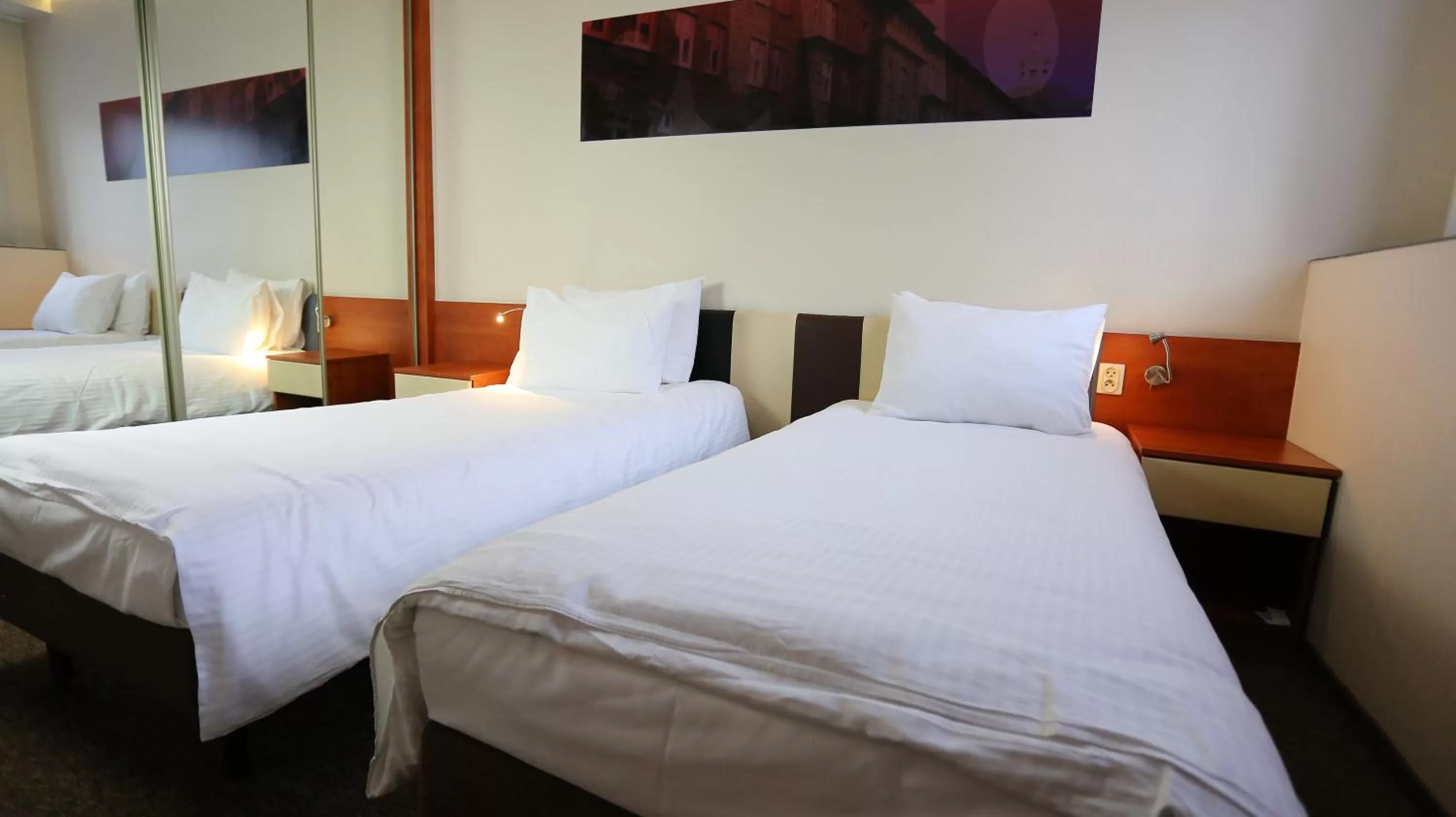 Bed in euroHOTEL Katowice Nikiszowiec