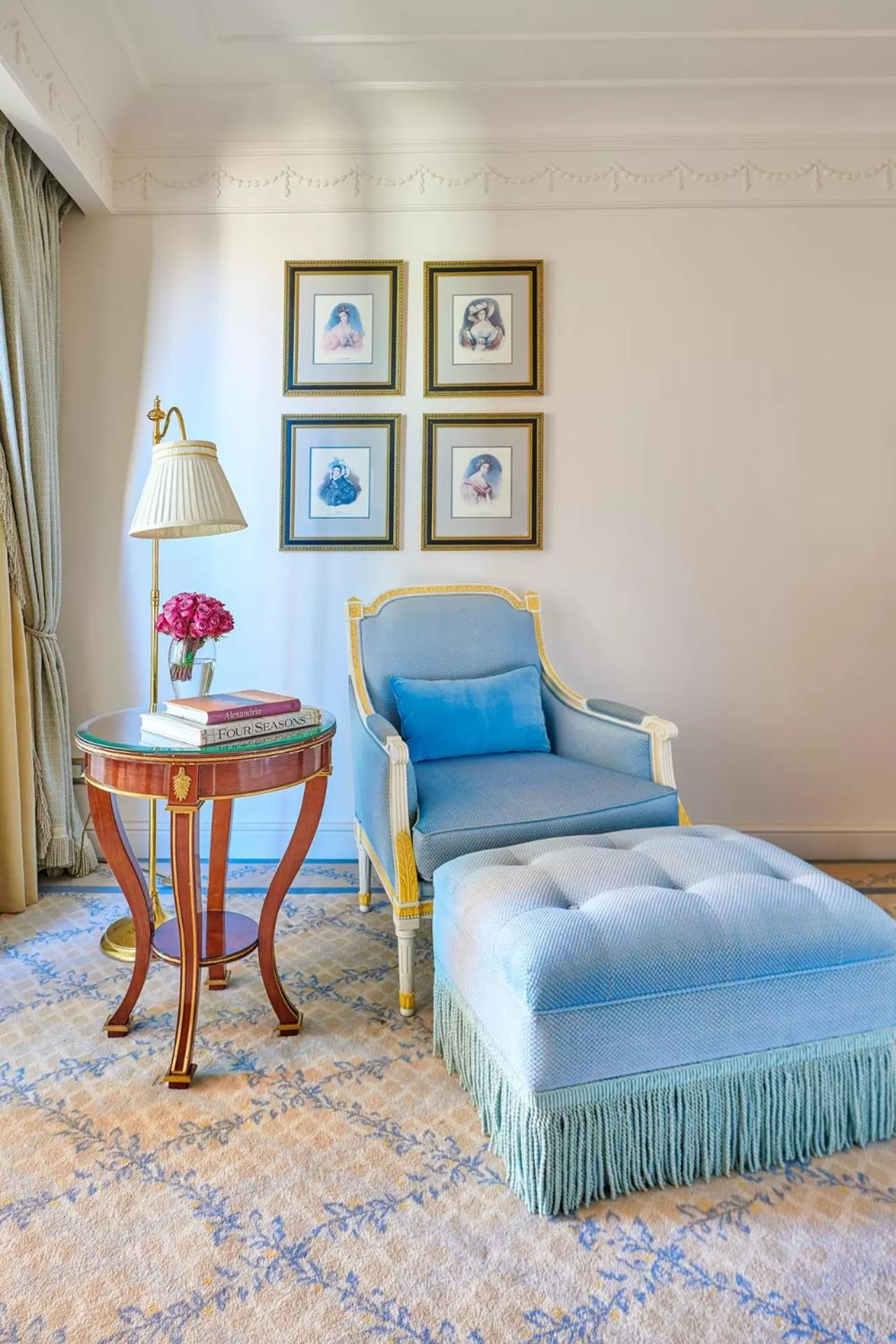 Decorative detail, Bed in Four Seasons Hotel Alexandria At San Stefano