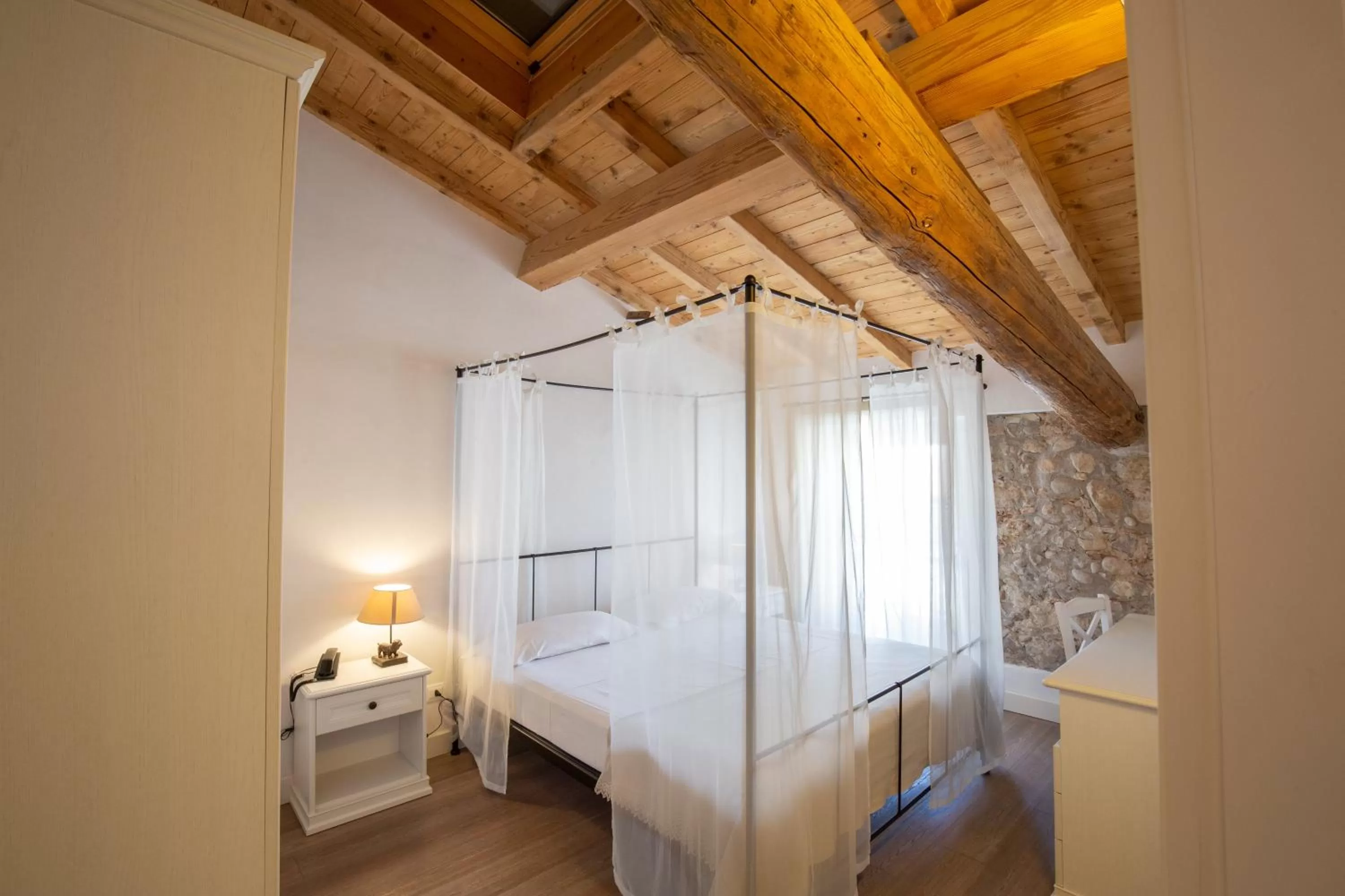 Bedroom, Bed in Residence Corte San Carlo