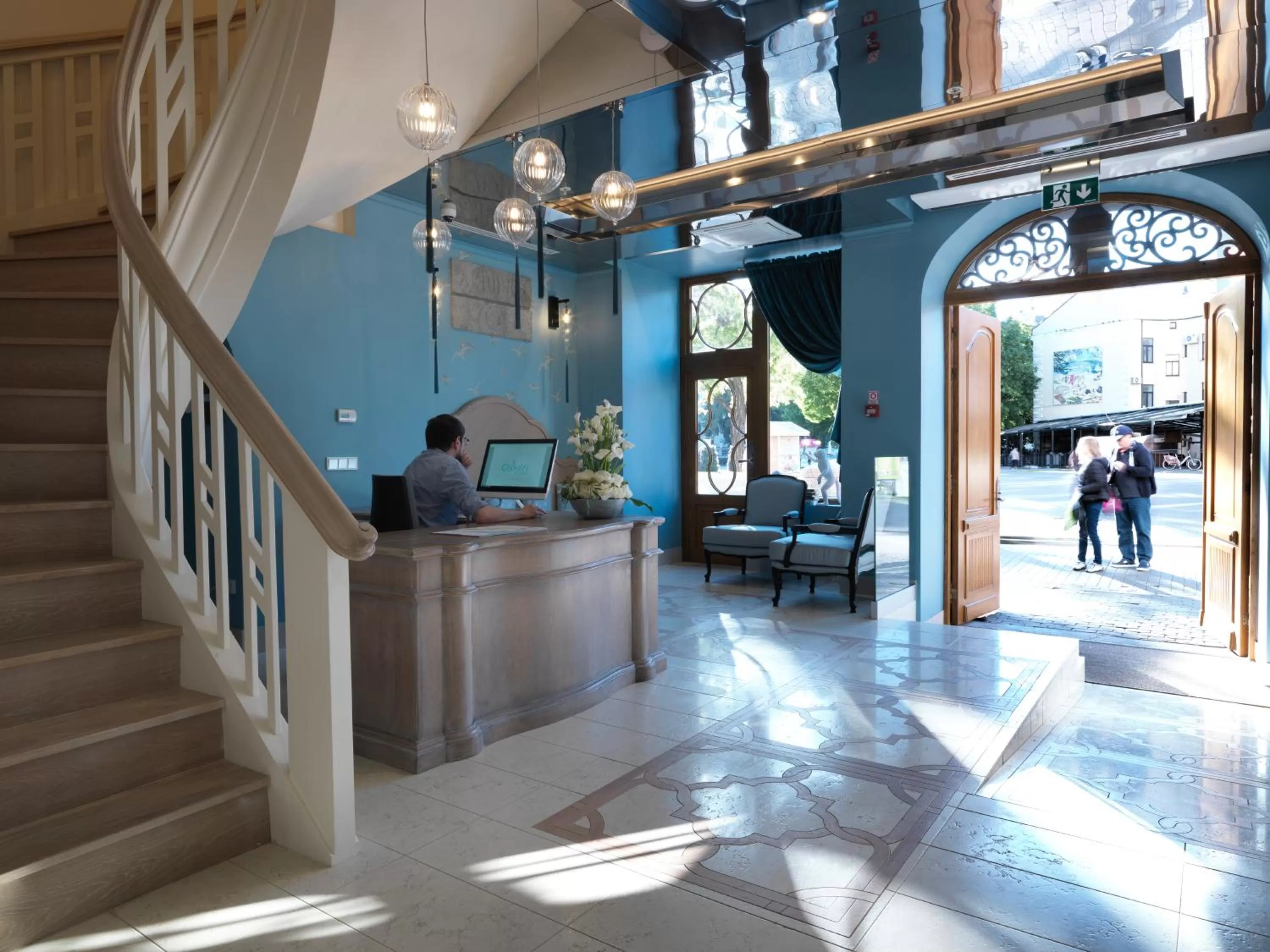 Lobby or reception in Relais Le Chevalier