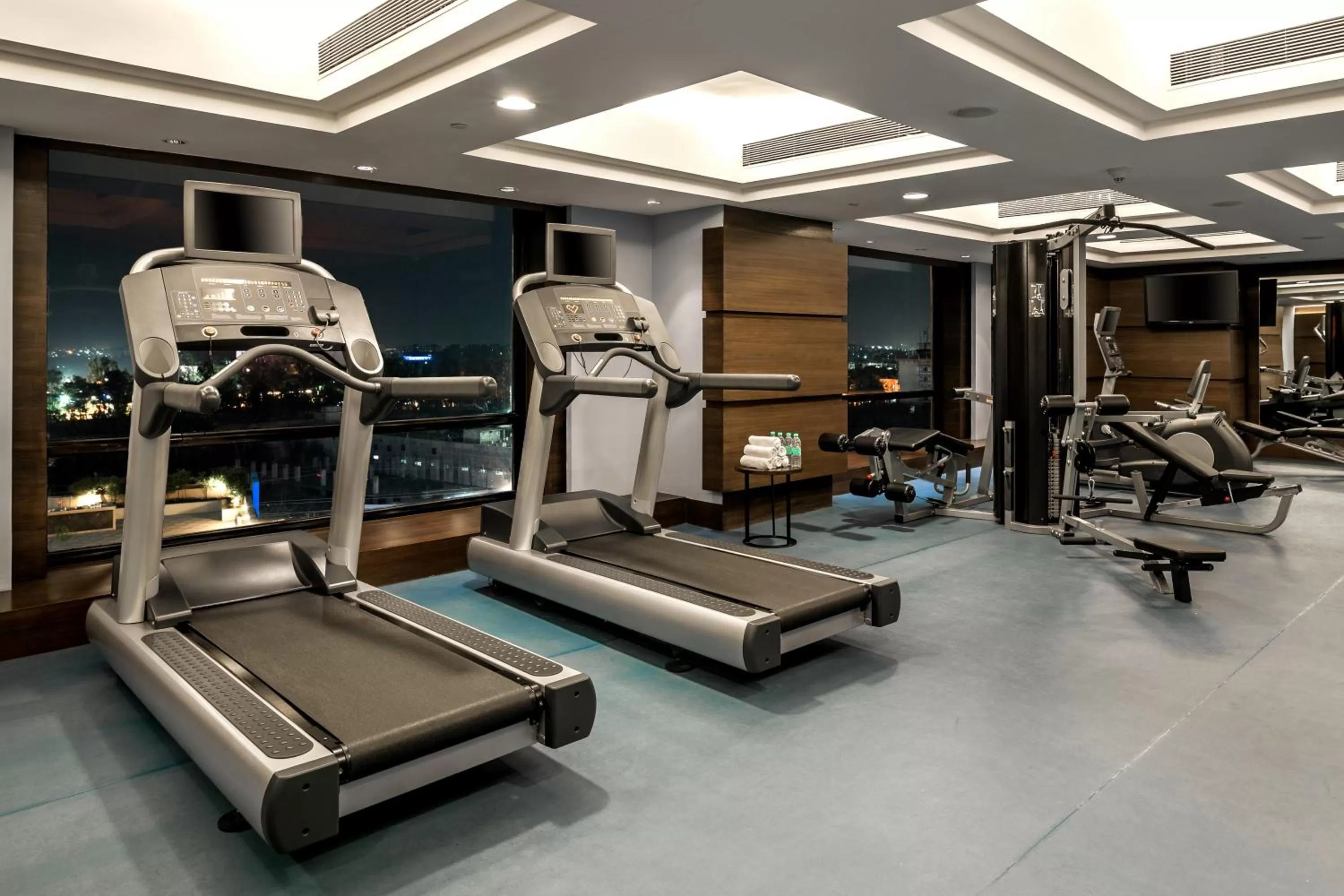 Fitness centre/facilities in Hyatt Raipur